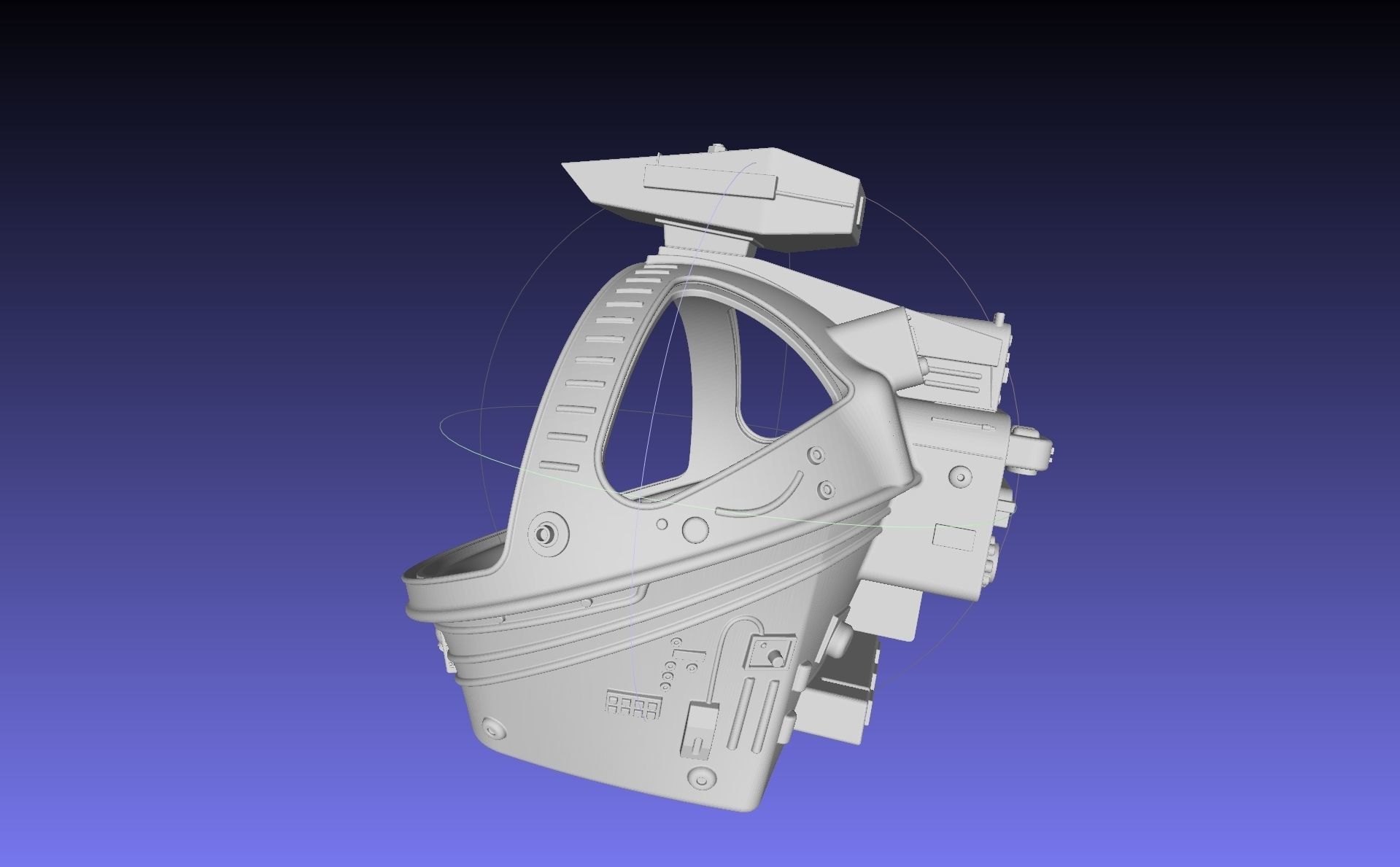 ALIEN Spacesuit Helmet Printable Replica 3D print model_52