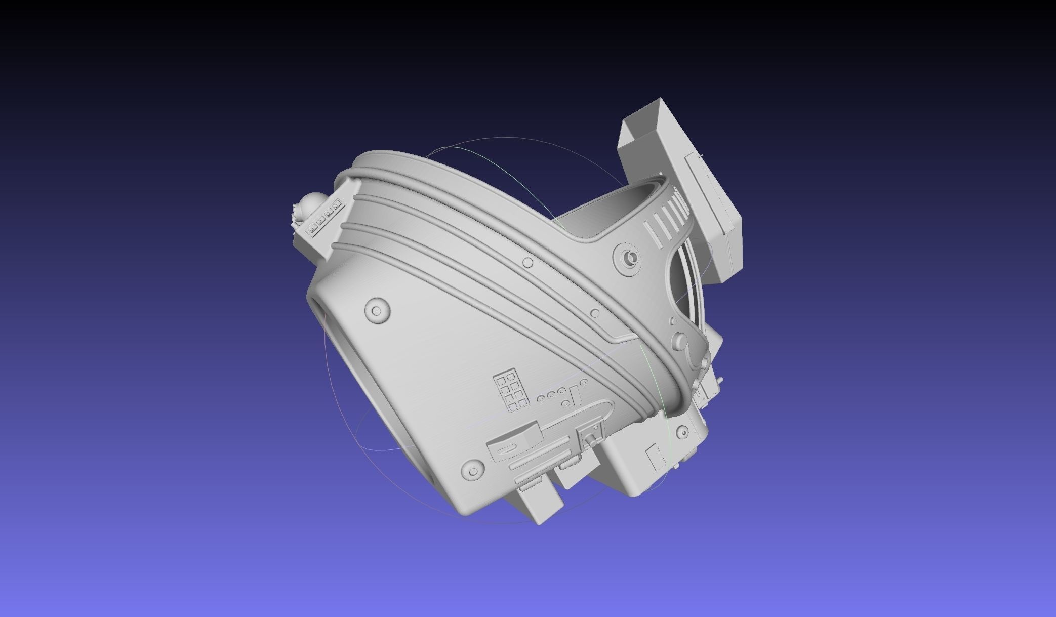 ALIEN Spacesuit Helmet Printable Replica 3D print model_23