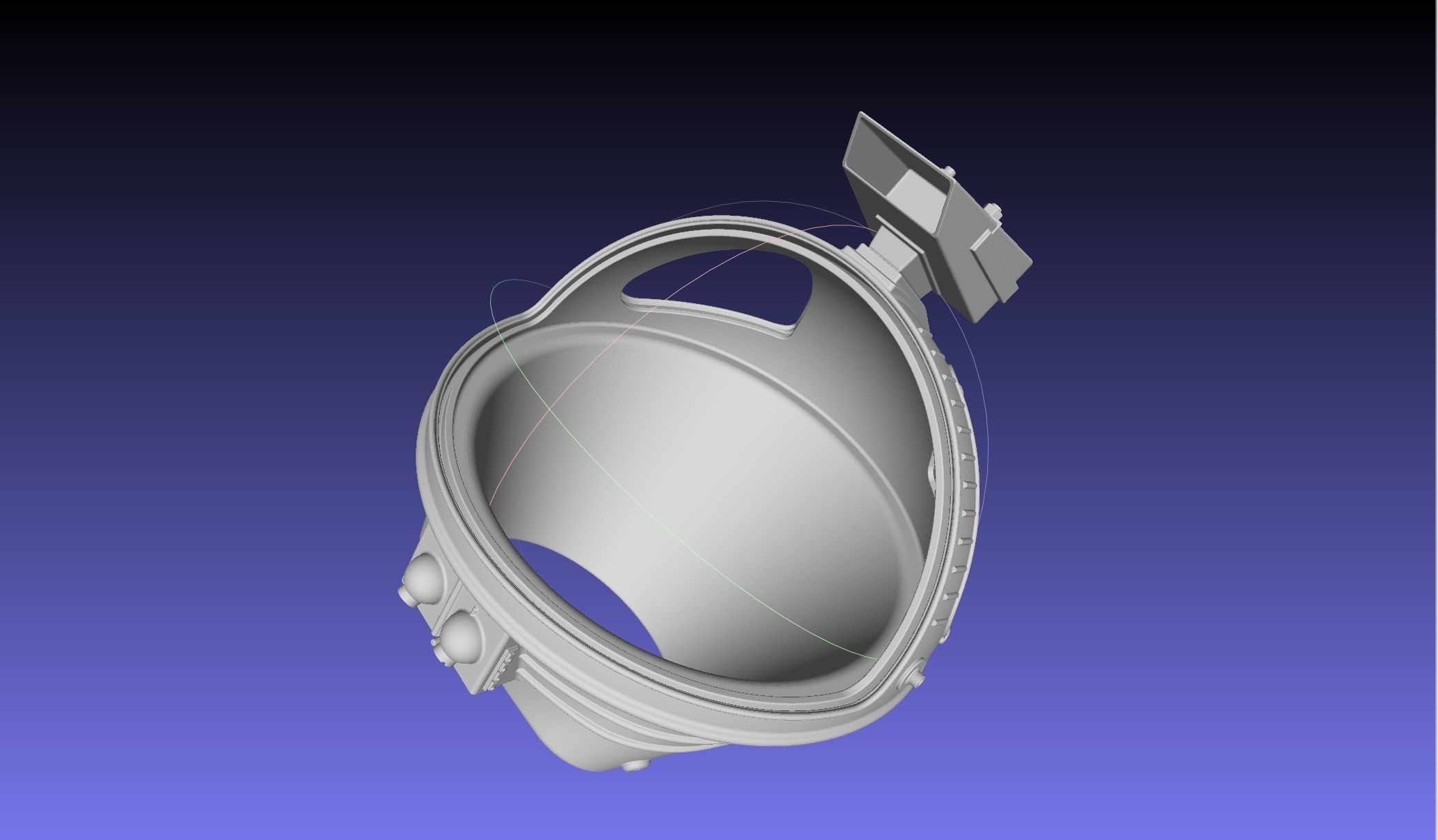 ALIEN Spacesuit Helmet Printable Replica 3D print model_25