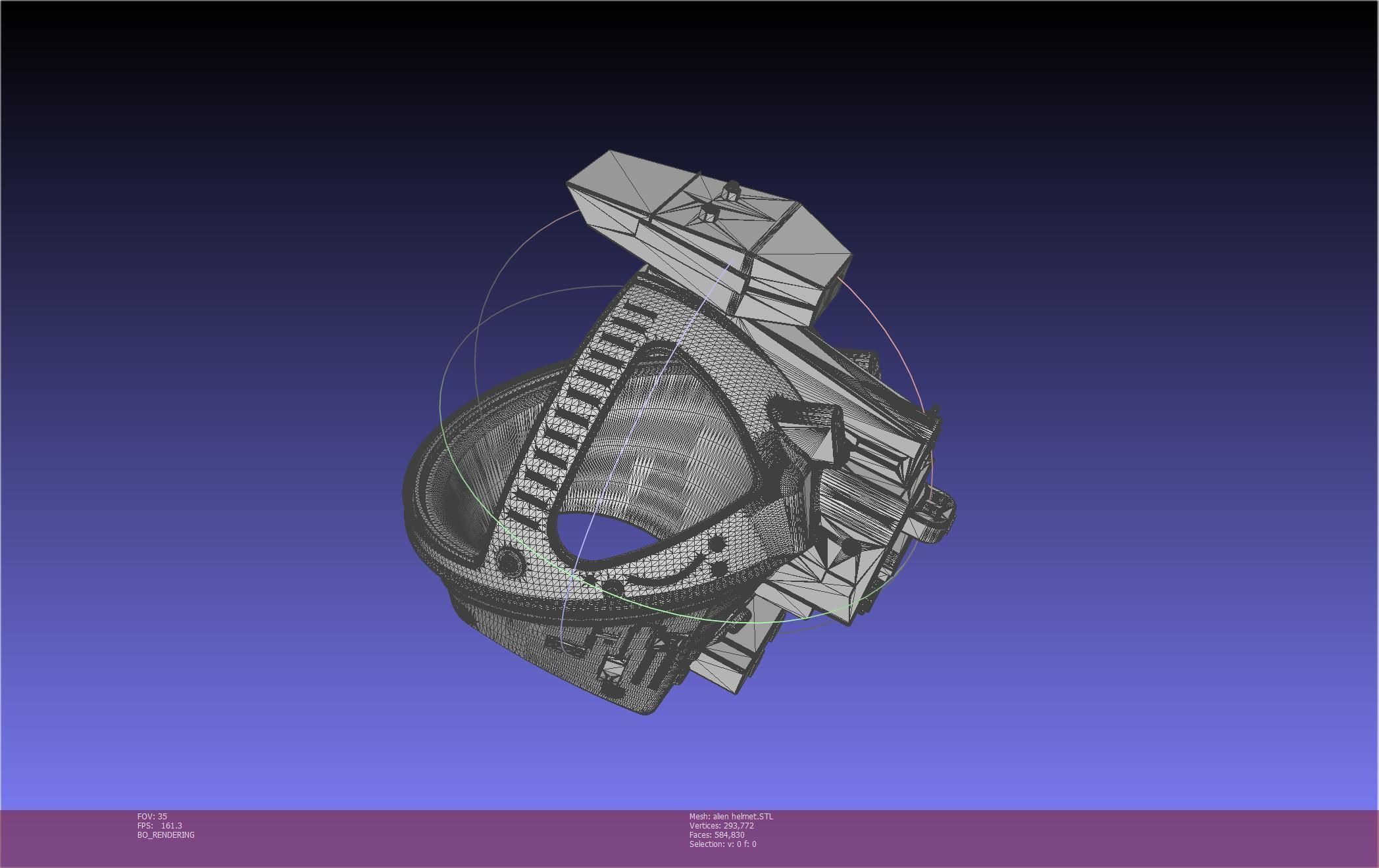 ALIEN Spacesuit Helmet Printable Replica 3D print model_94