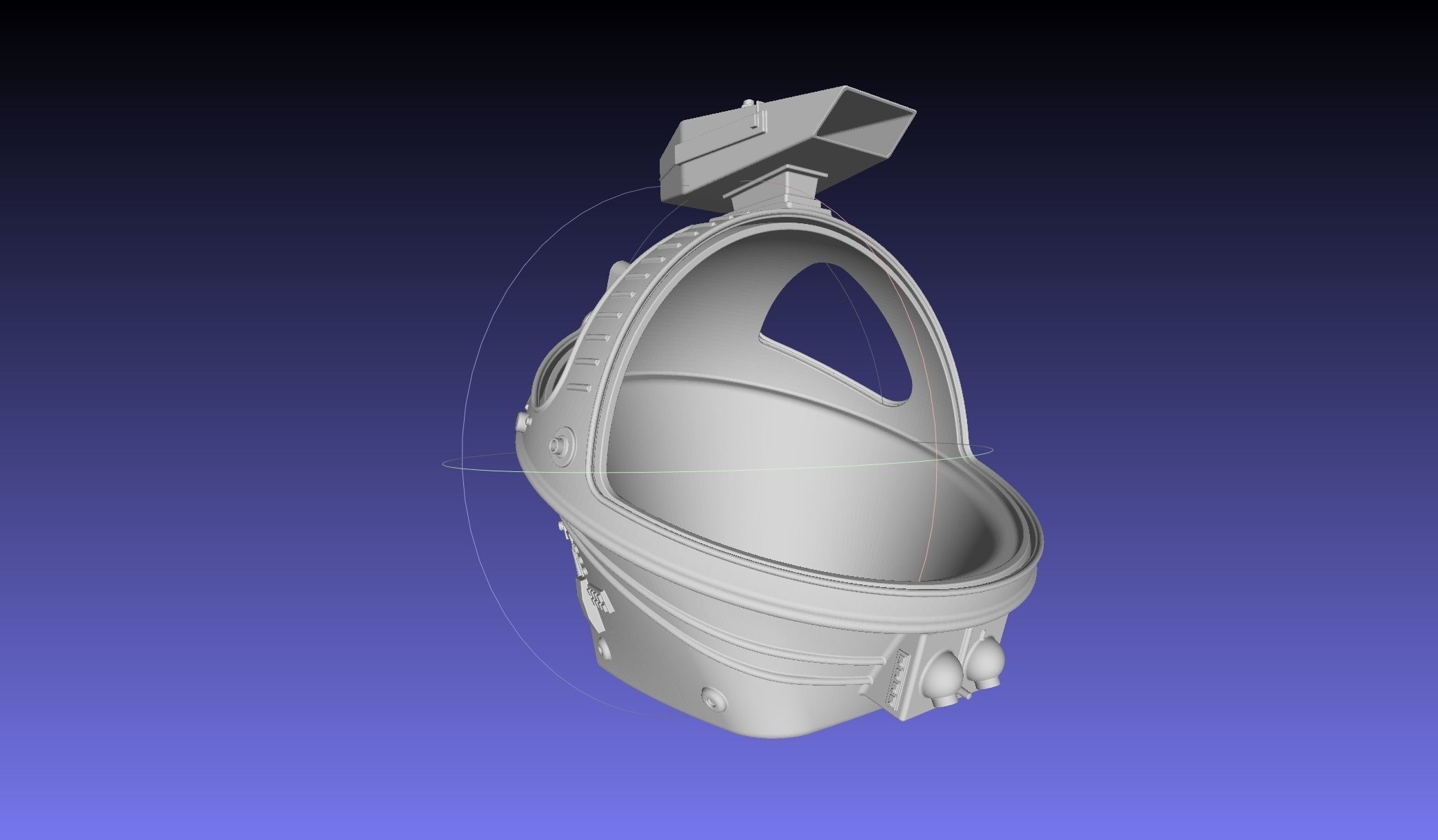 ALIEN Spacesuit Helmet Printable Replica 3D print model_19