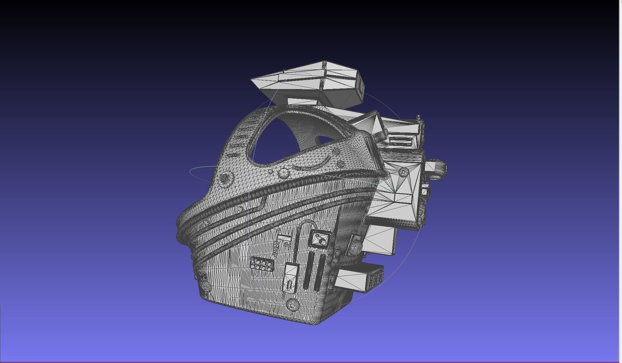 ALIEN Spacesuit Helmet Printable Replica 3D print model_47