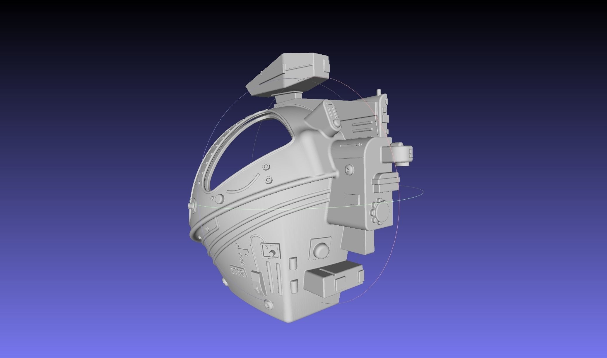 ALIEN Spacesuit Helmet Printable Replica 3D print model_66
