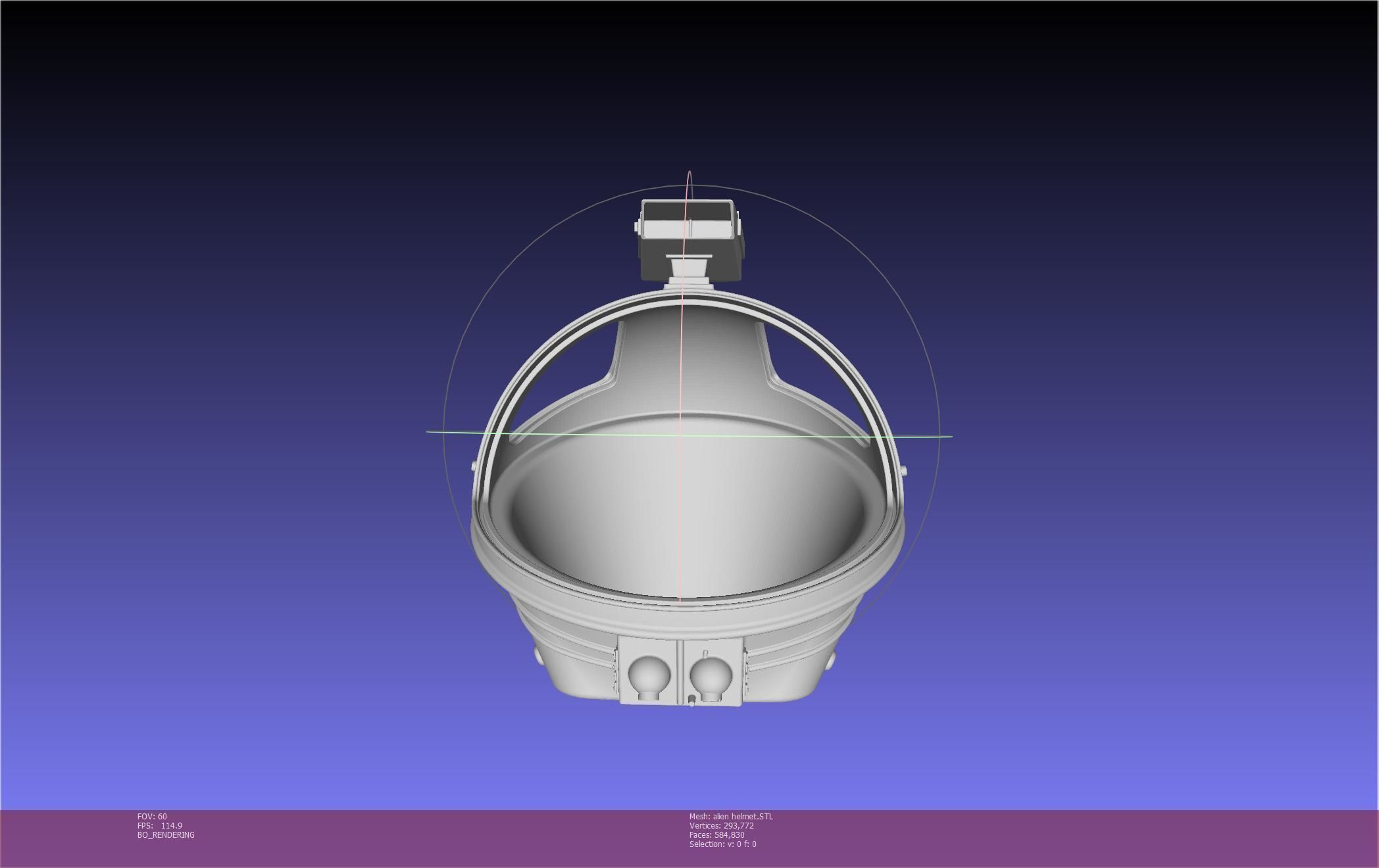 ALIEN Spacesuit Helmet Printable Replica 3D print model_73