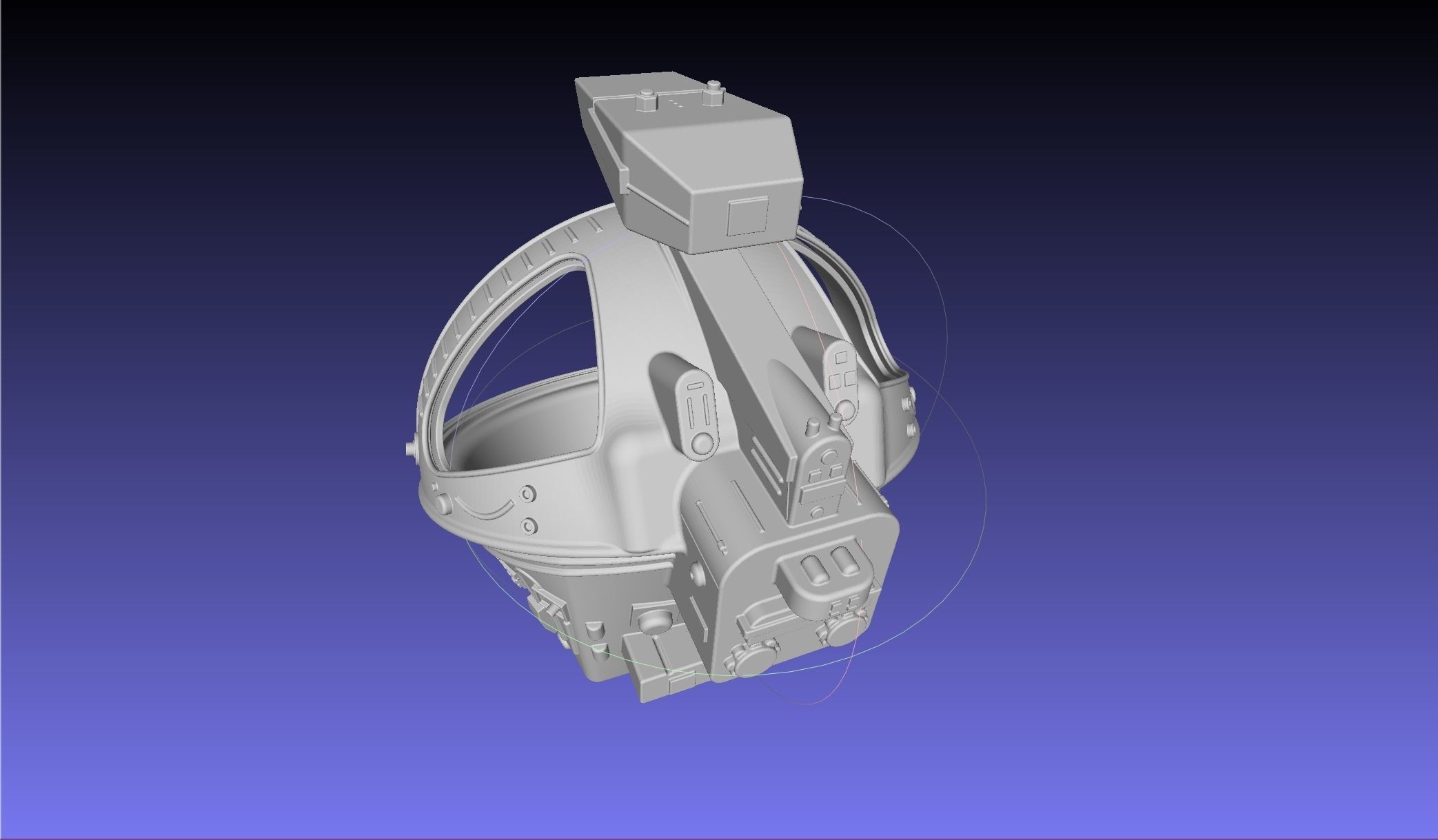 ALIEN Spacesuit Helmet Printable Replica 3D print model_15