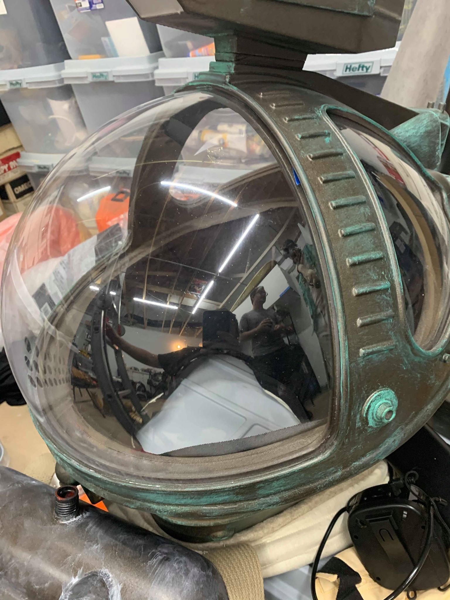 ALIEN Spacesuit Helmet Printable Replica 3D print model_71