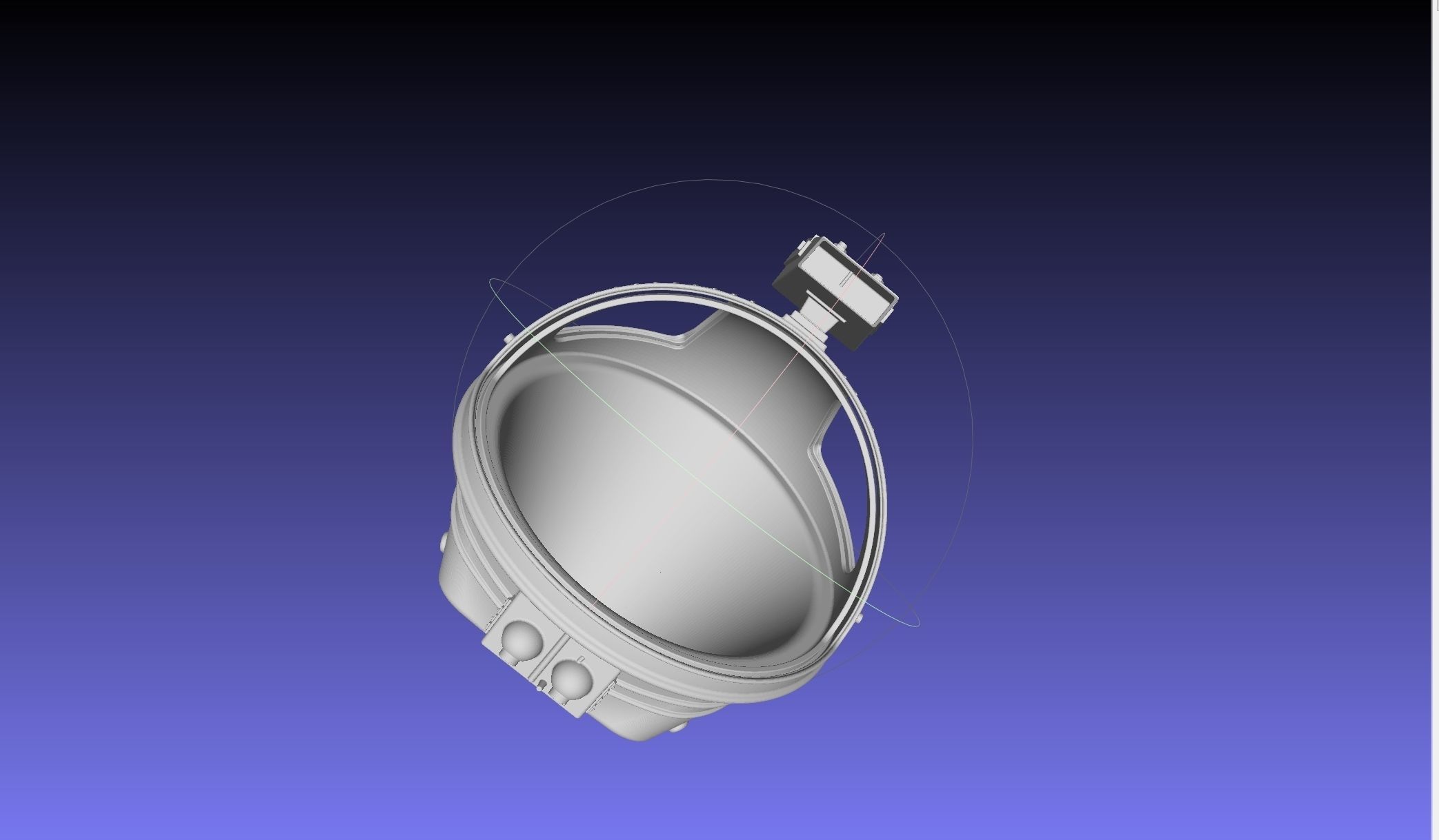 ALIEN Spacesuit Helmet Printable Replica 3D print model_48