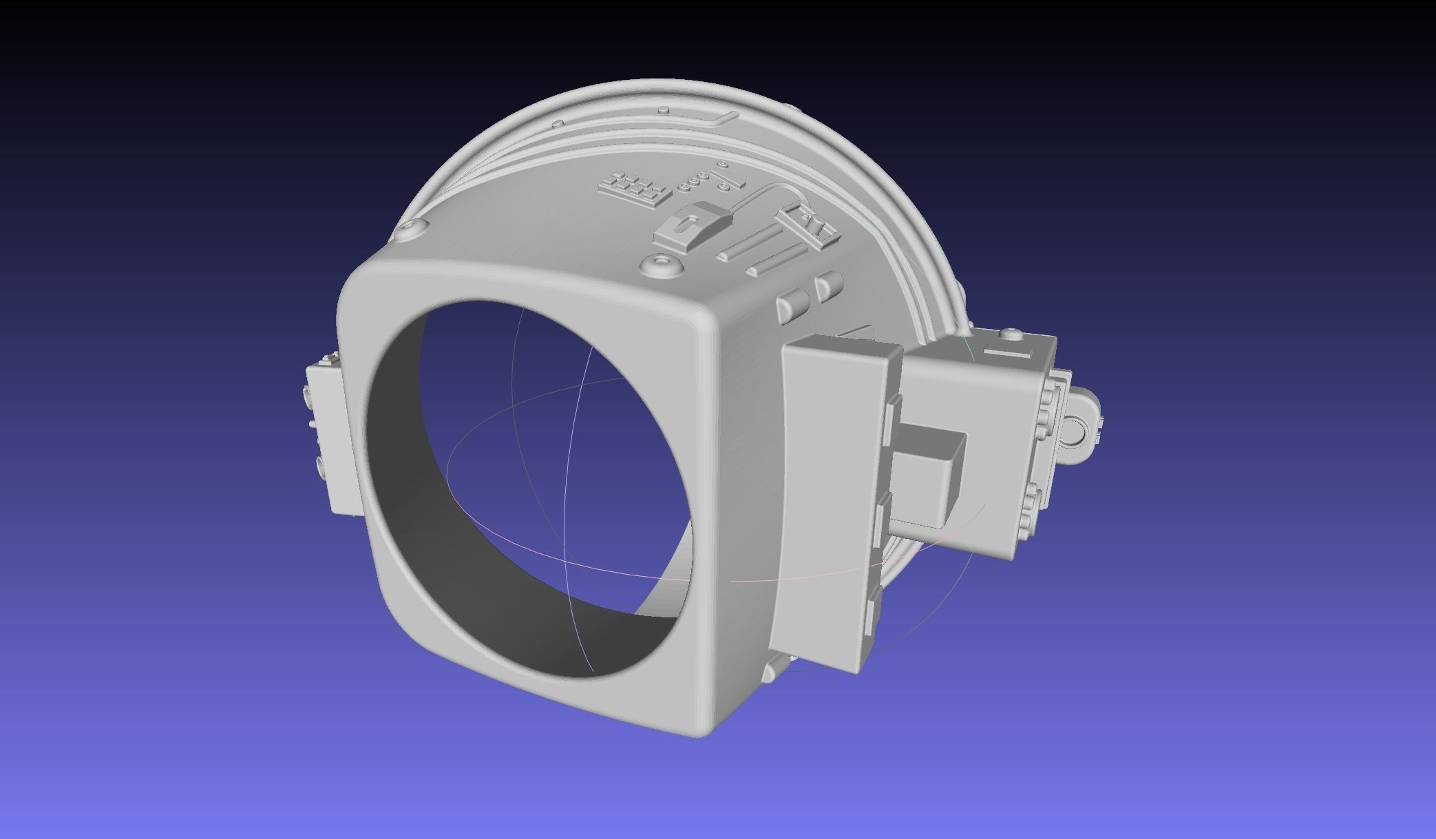 ALIEN Spacesuit Helmet Printable Replica 3D print model_55