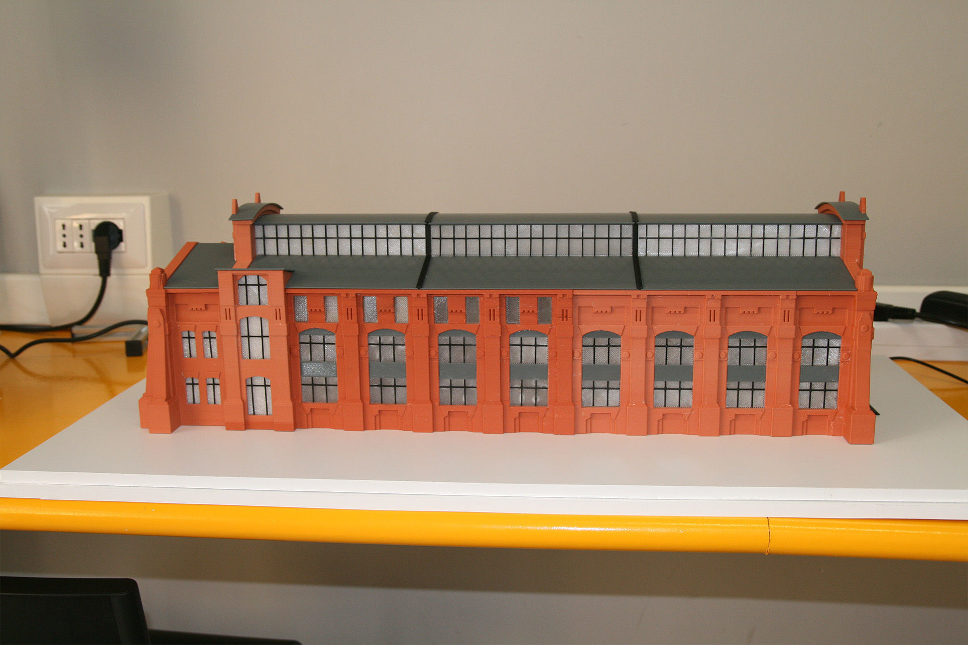 Industrial Building 3DPrint Ready 3D print model_3