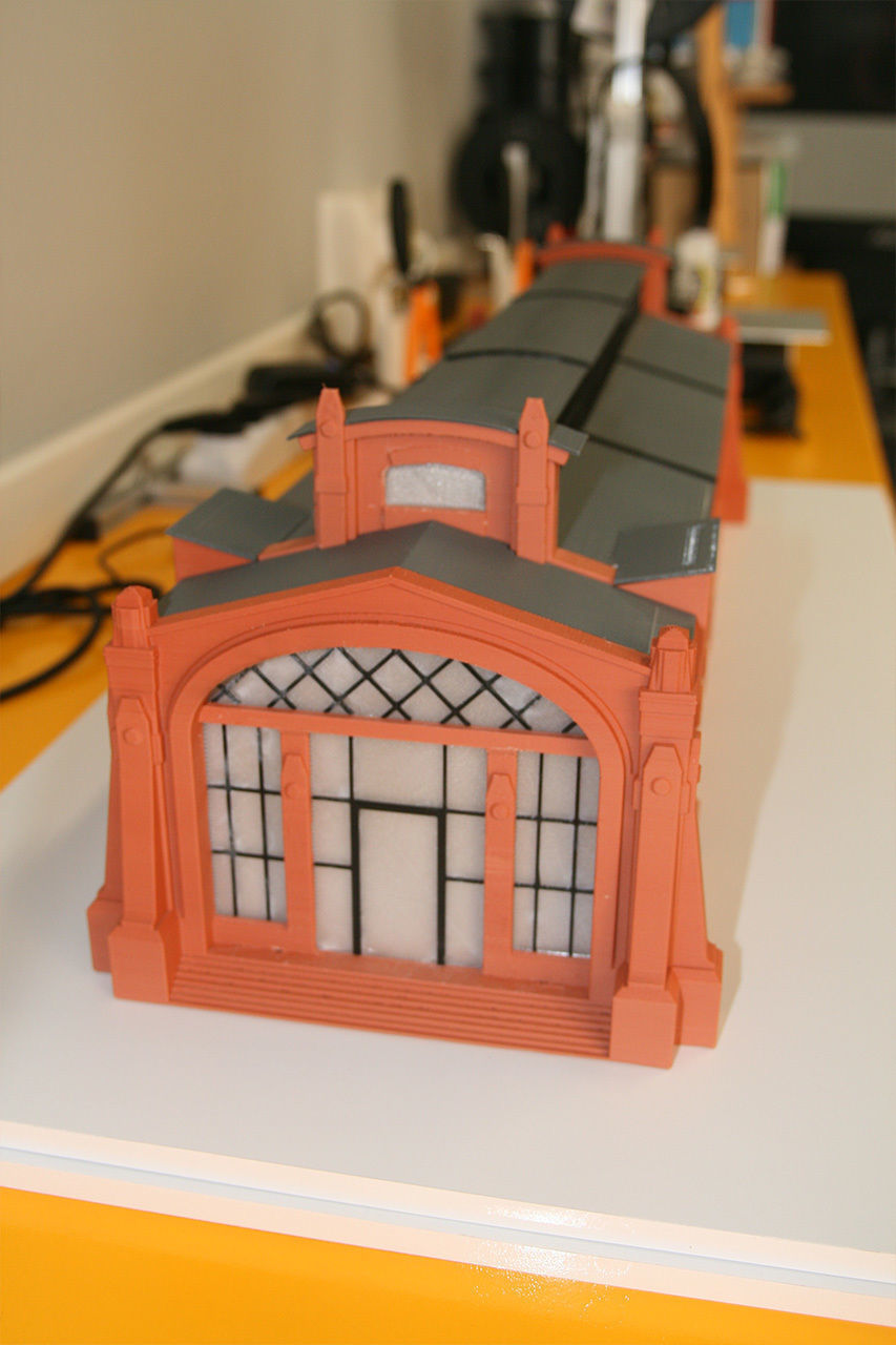 Industrial Building 3DPrint Ready 3D print model_8