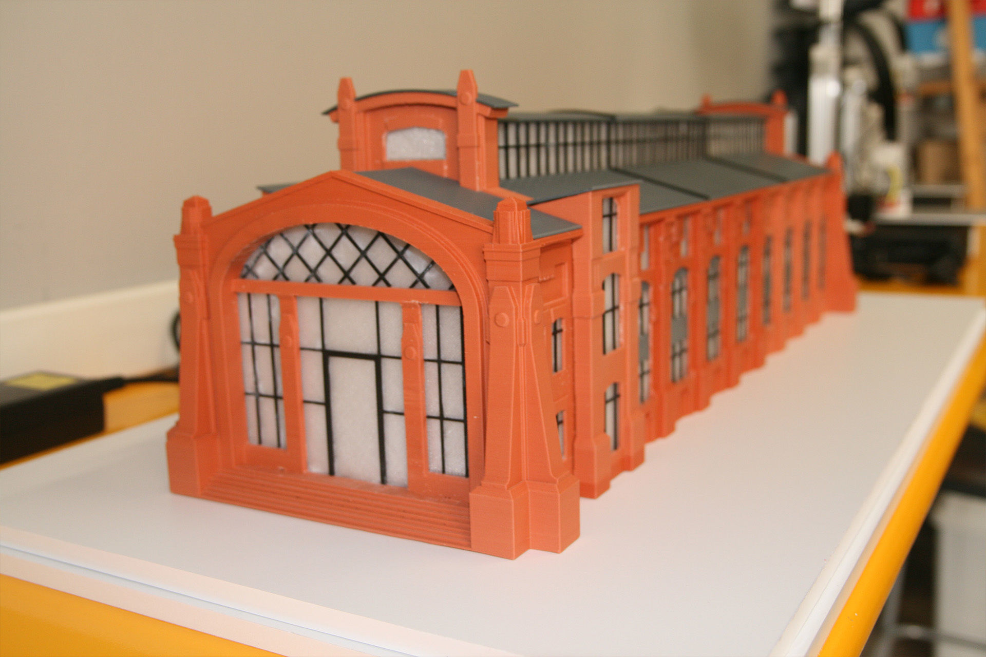 Industrial Building 3DPrint Ready 3D print model_4