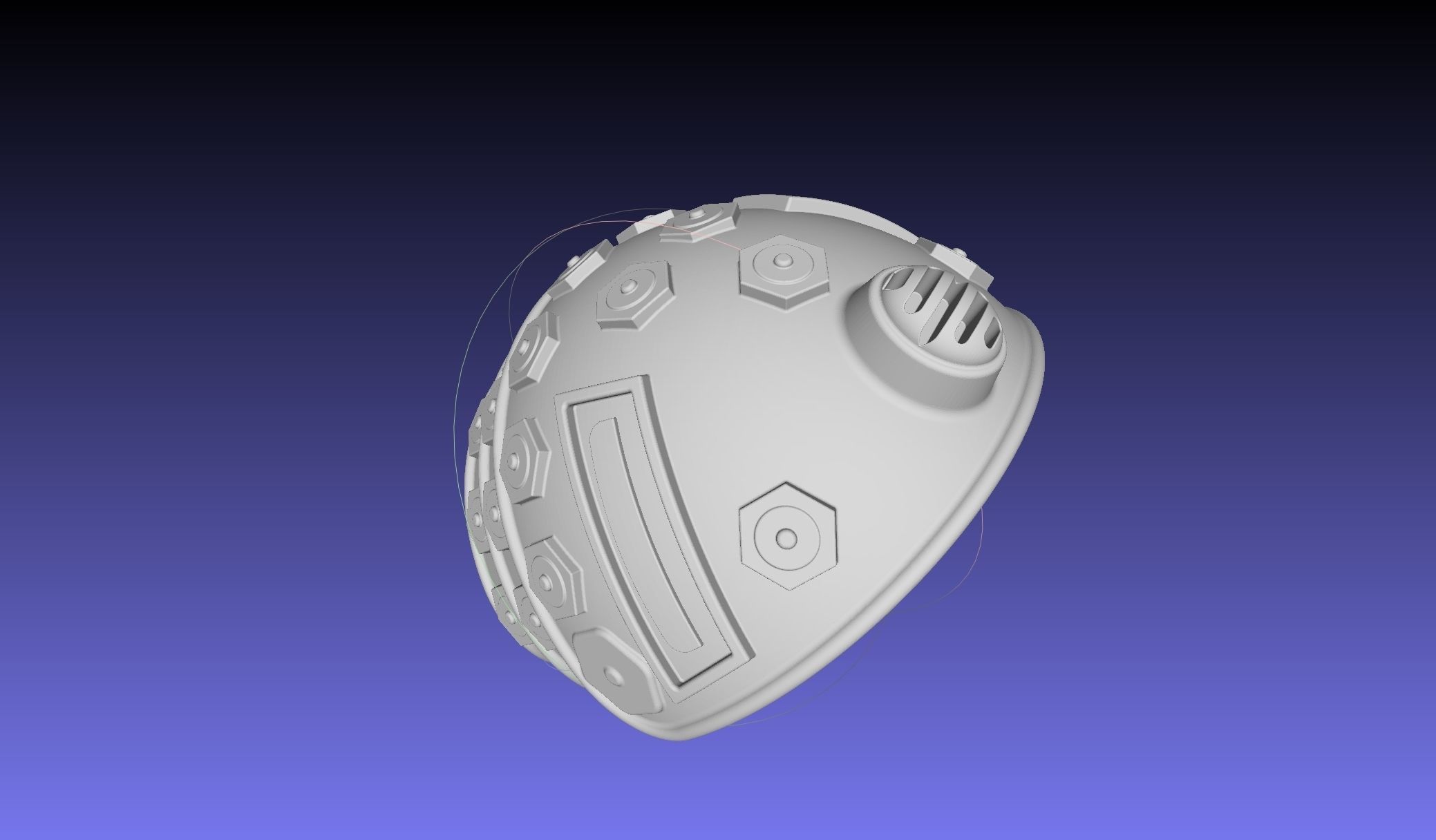 ALIEN Spacesuit Shoulderguard 3D print model_30