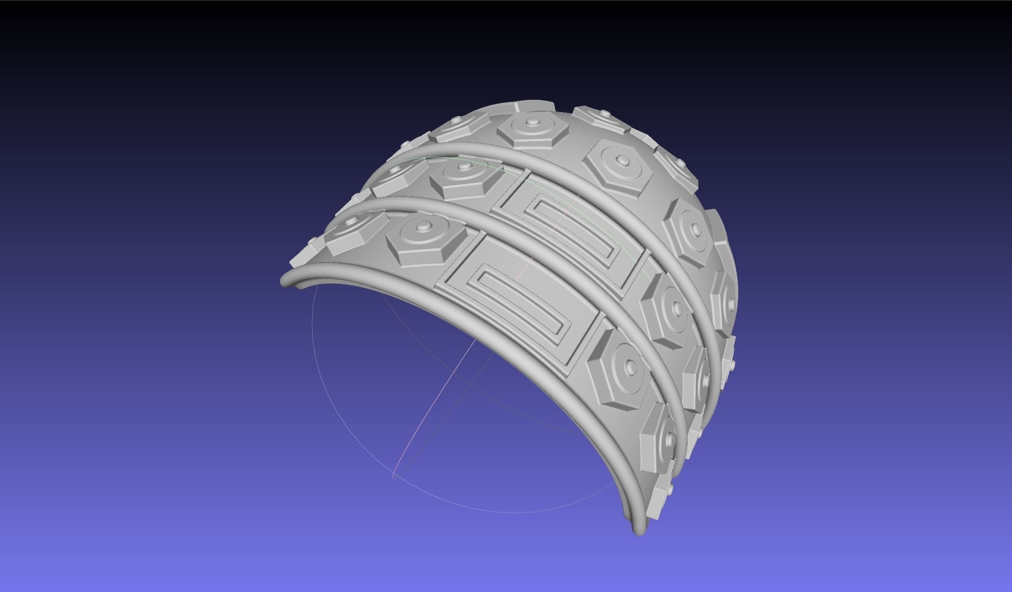 ALIEN Spacesuit Shoulderguard 3D print model_27