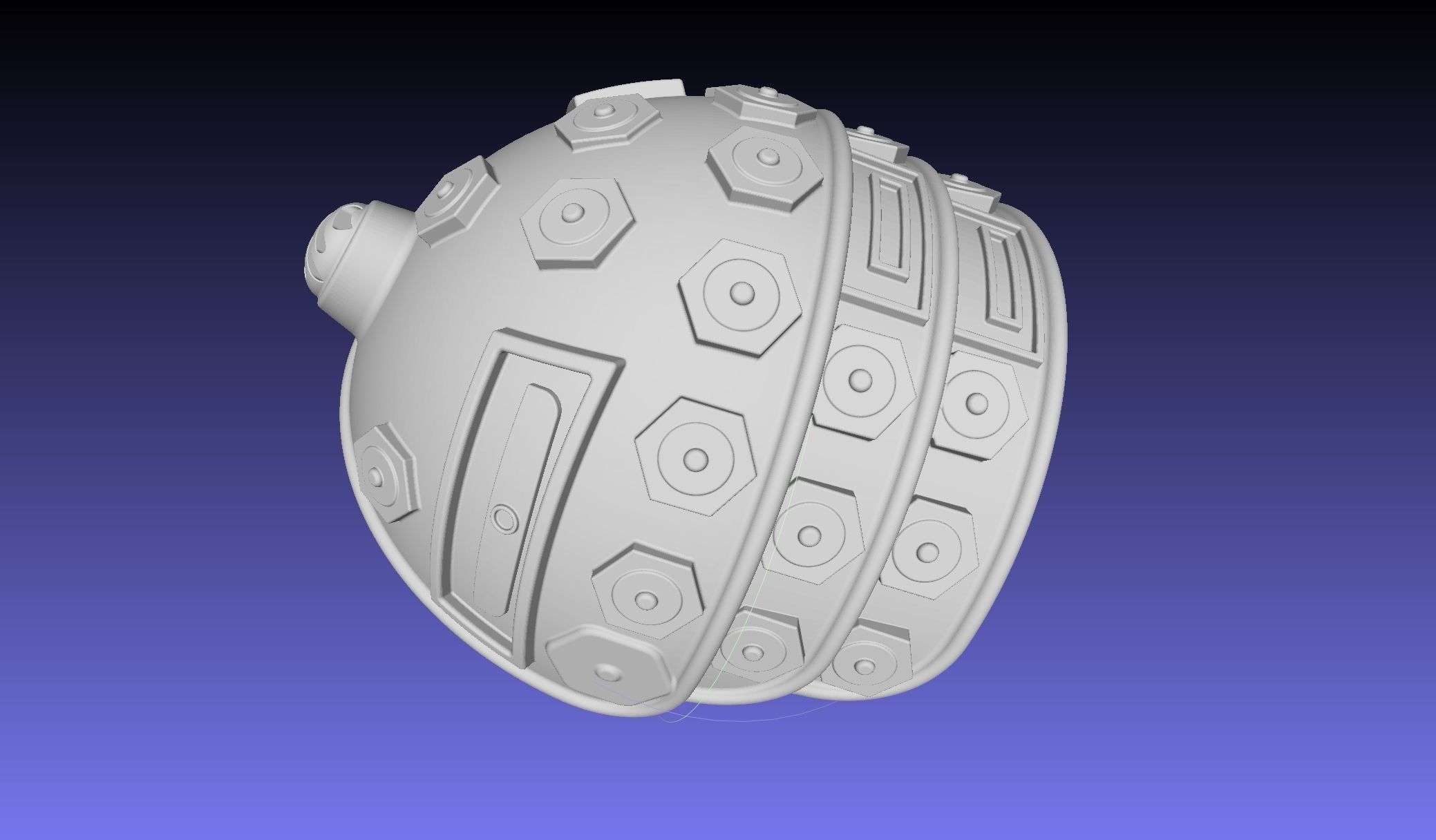 ALIEN Spacesuit Shoulderguard 3D print model_4