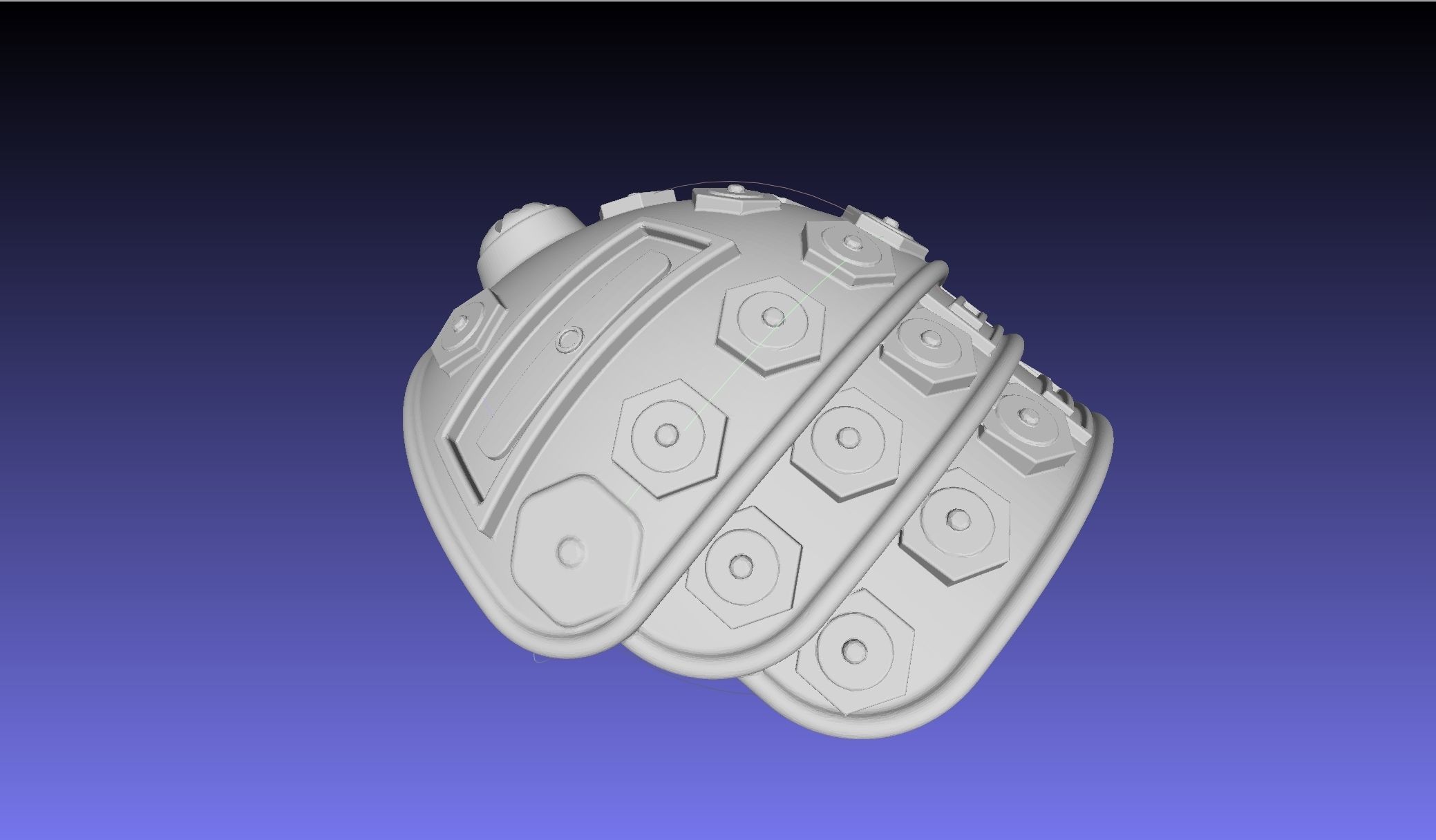 ALIEN Spacesuit Shoulderguard 3D print model_14