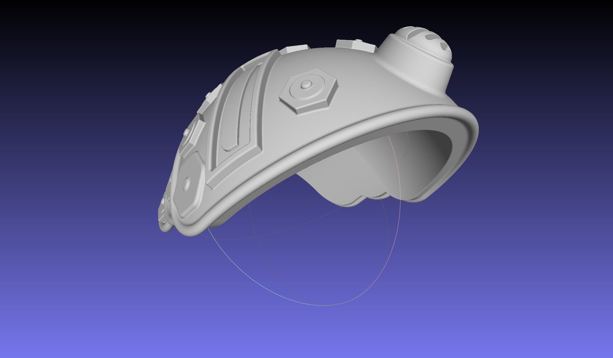 ALIEN Spacesuit Shoulderguard 3D print model_29