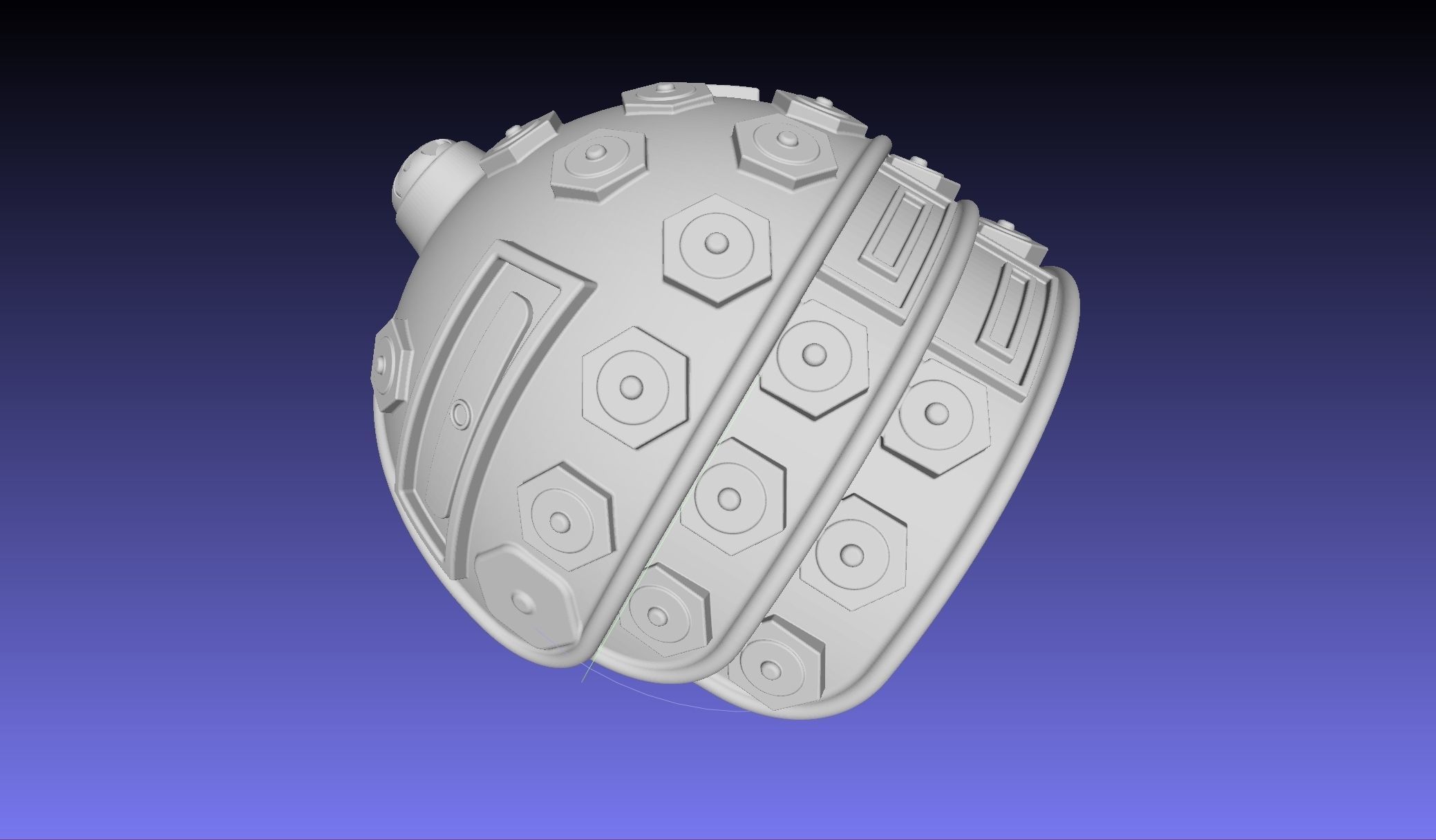 ALIEN Spacesuit Shoulderguard 3D print model_9