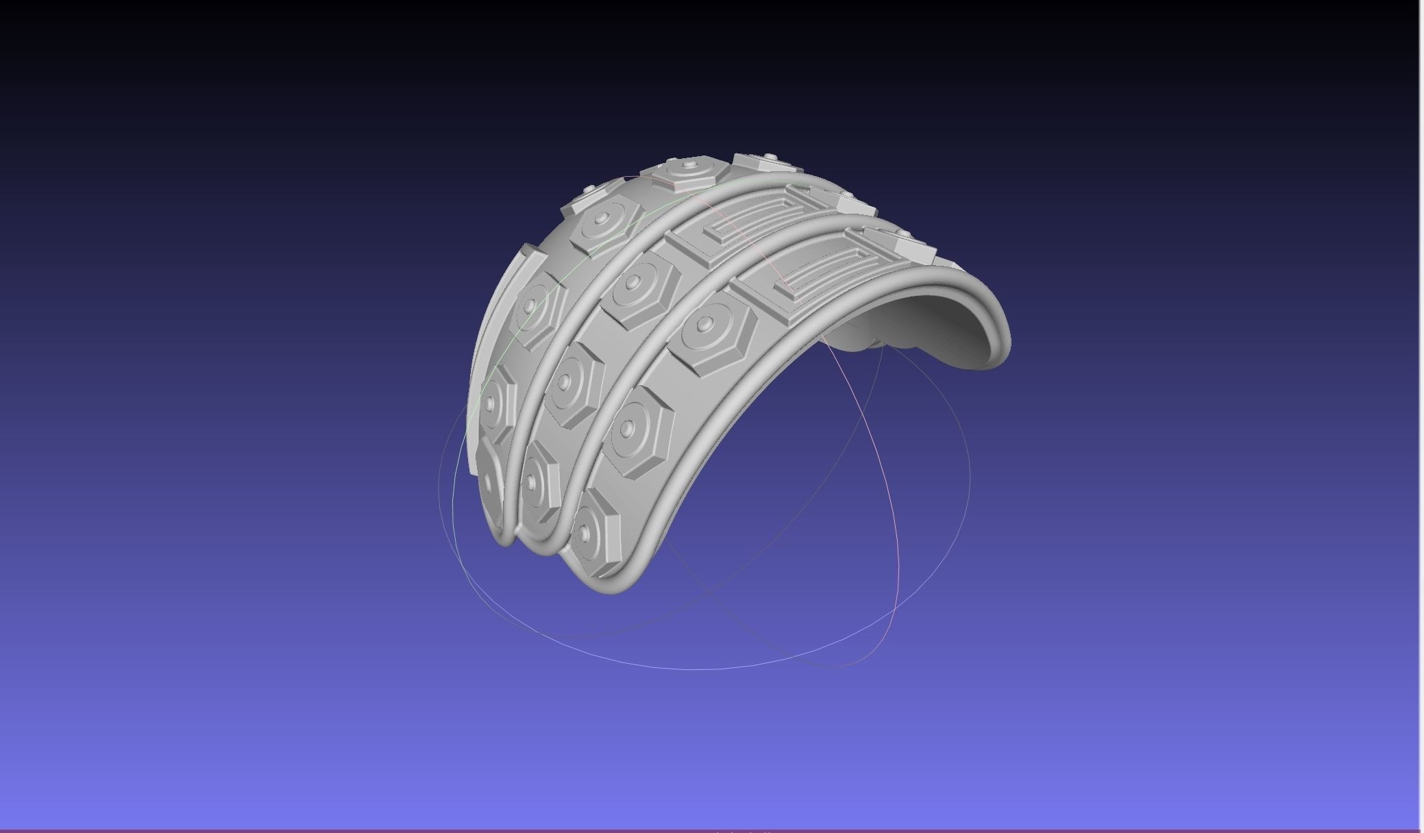 ALIEN Spacesuit Shoulderguard 3D print model_7