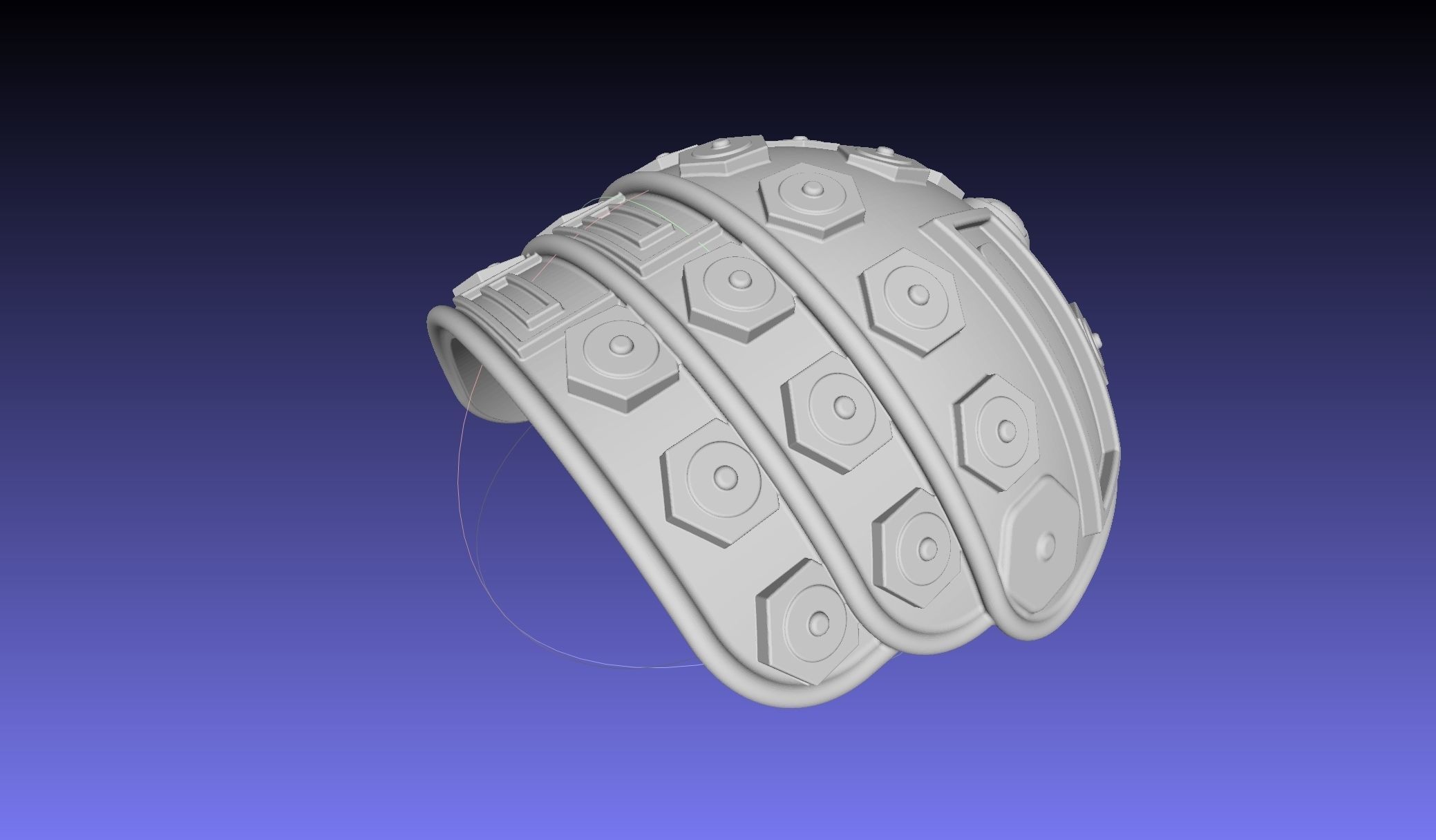 ALIEN Spacesuit Shoulderguard 3D print model_28