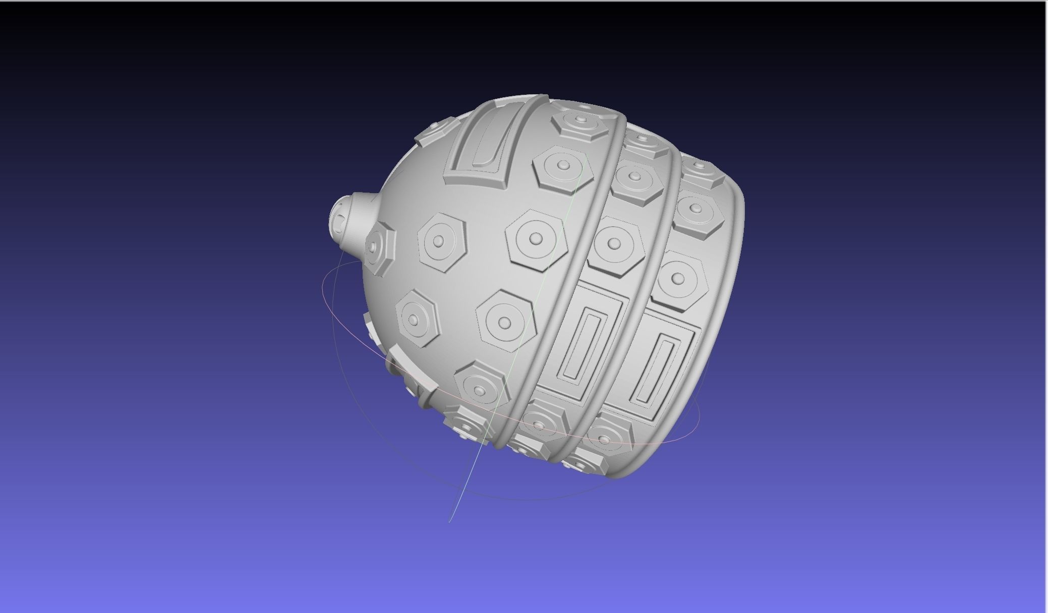 ALIEN Spacesuit Shoulderguard 3D print model_17