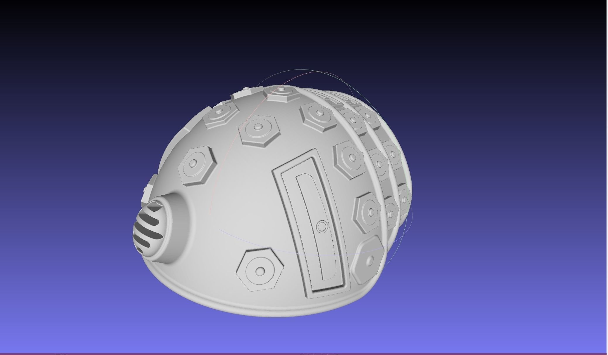 ALIEN Spacesuit Shoulderguard 3D print model_19