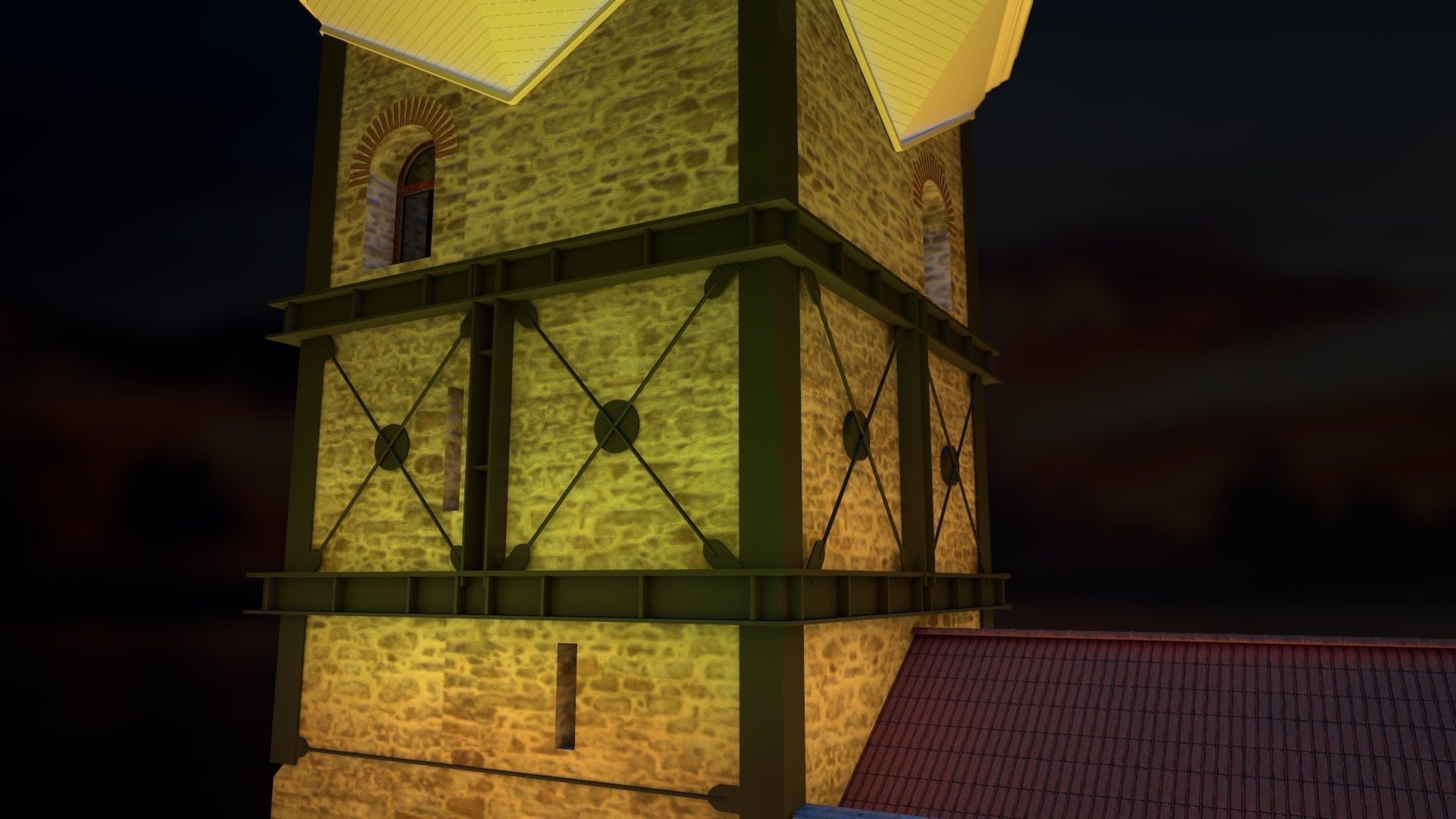 Maidens Tower  Istanbul  3D model_21