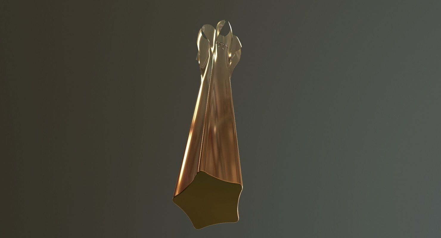 Tokyo 2020 Olympic Torch Low-poly 3D model_5