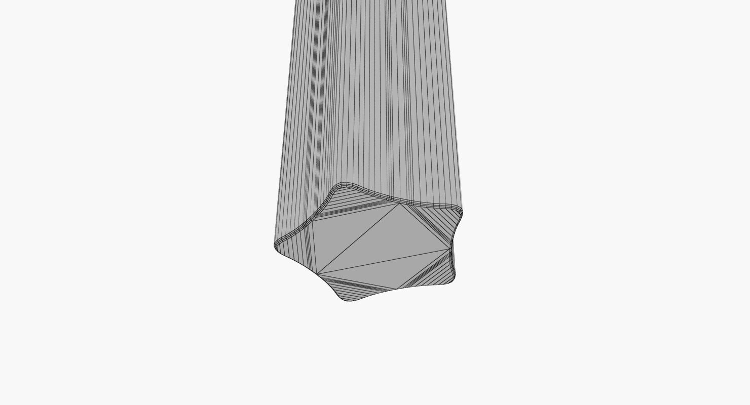 Tokyo 2020 Olympic Torch Low-poly 3D model_10