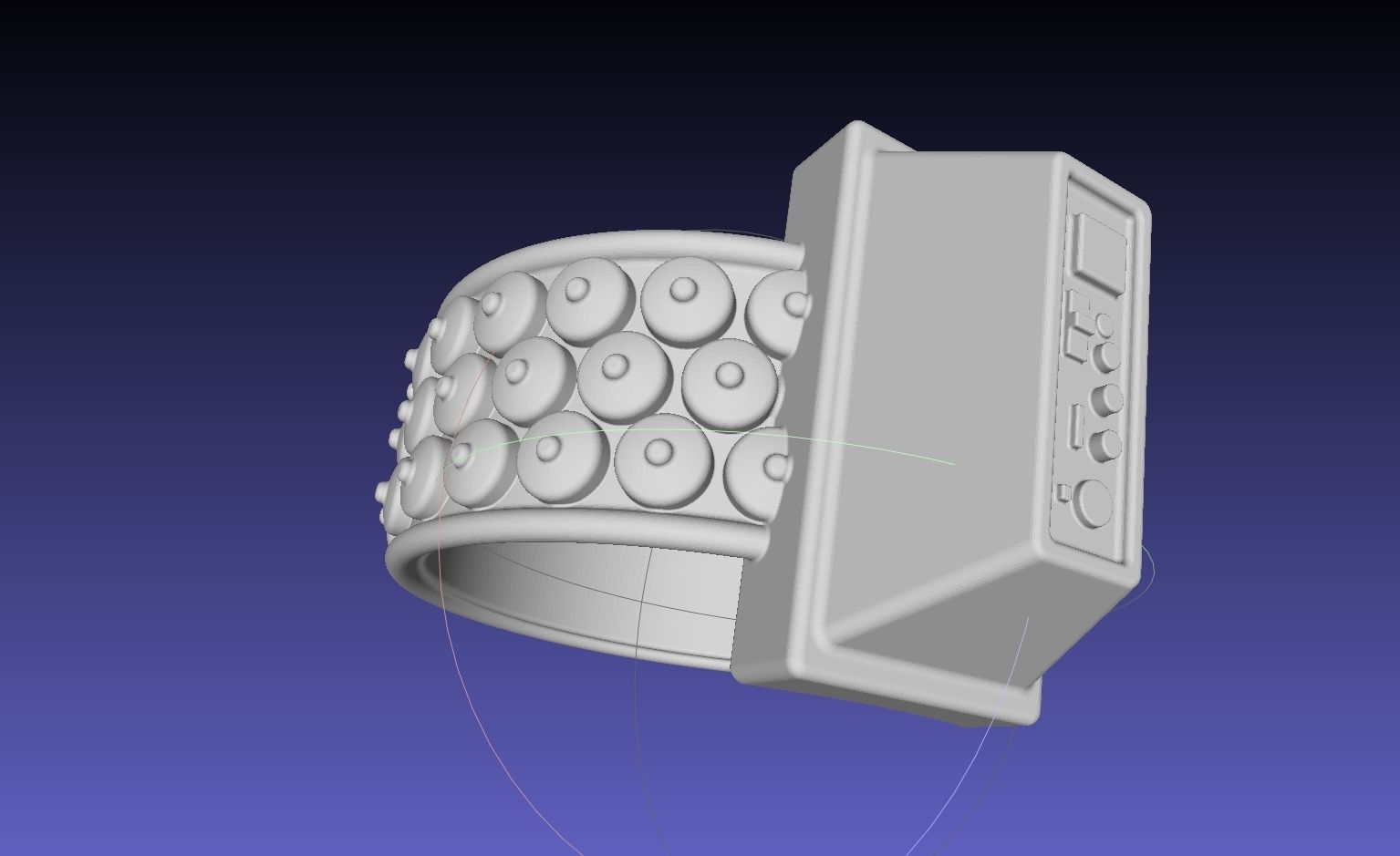 ALIEN Spacesuit Armpiece Wristpiece 3D print model_3