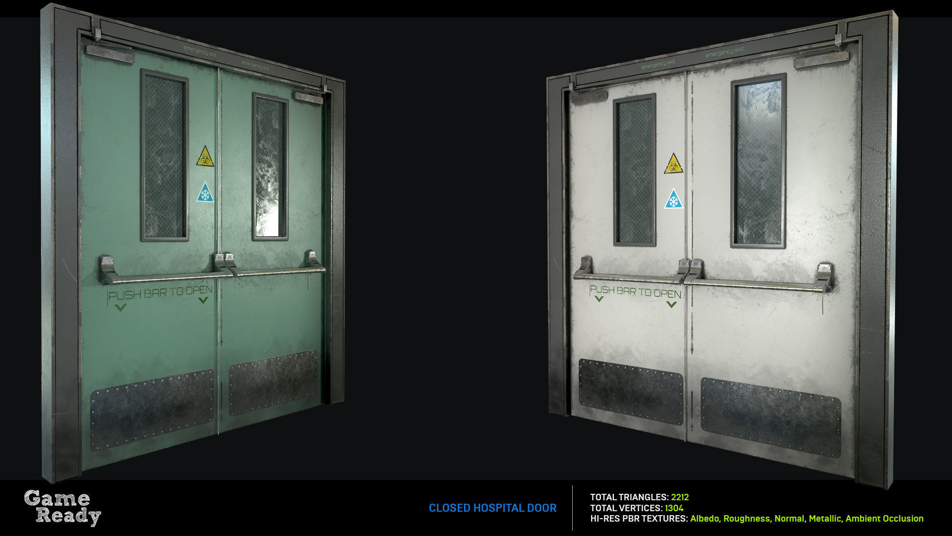 Morgue MegaPack Low-poly 3D model_5