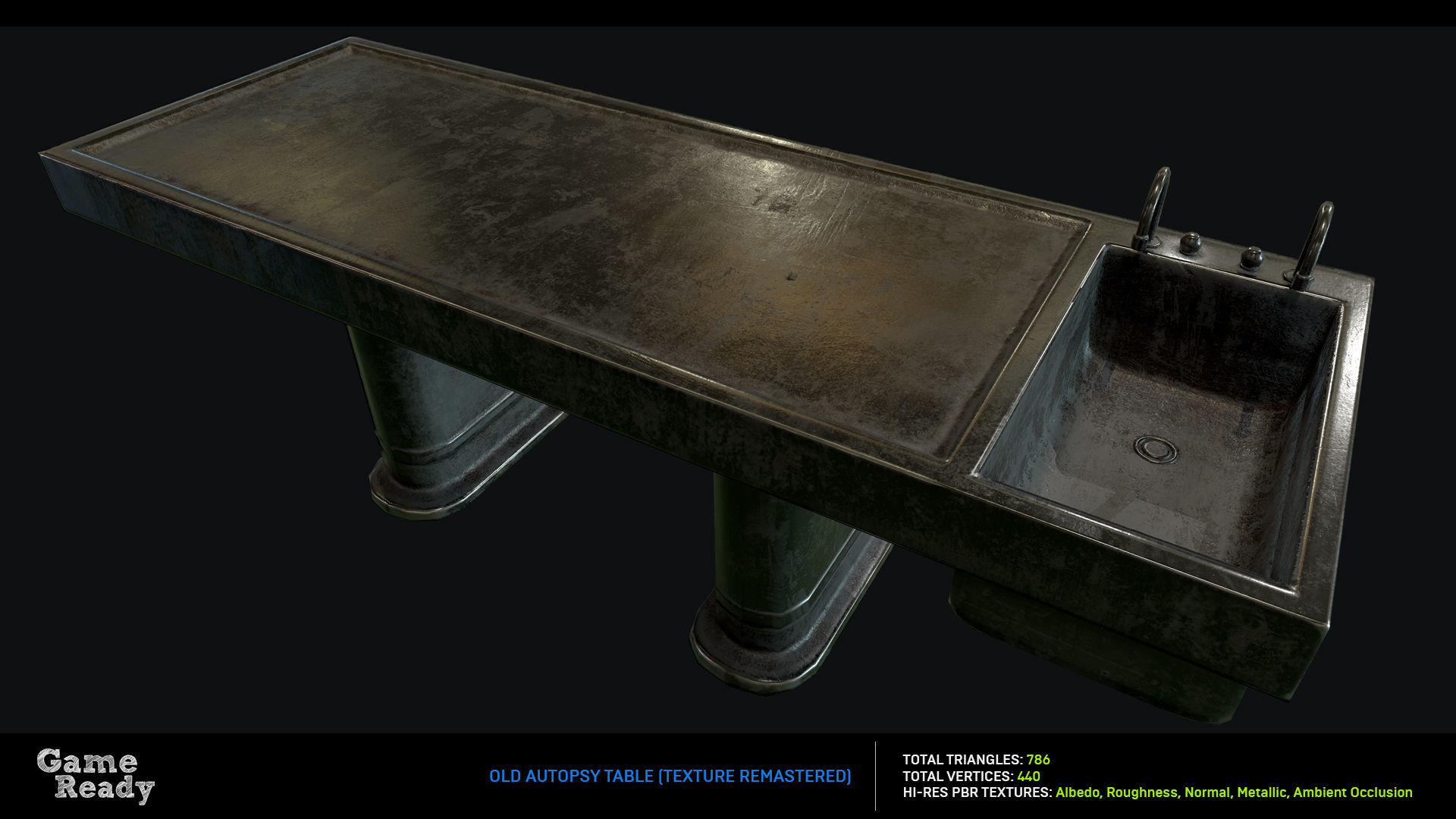 Morgue MegaPack Low-poly 3D model_14