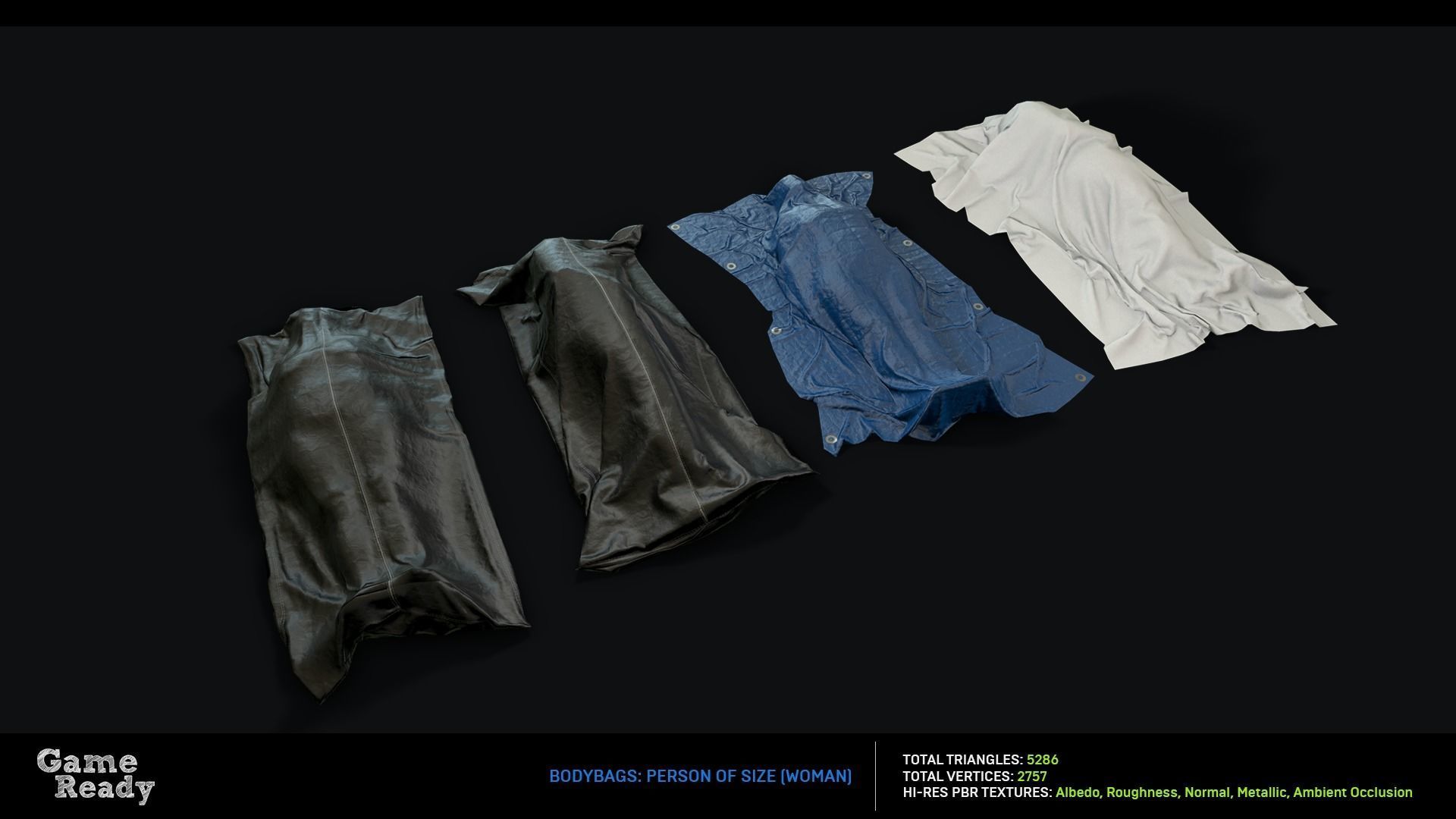 Morgue MegaPack Low-poly 3D model_34