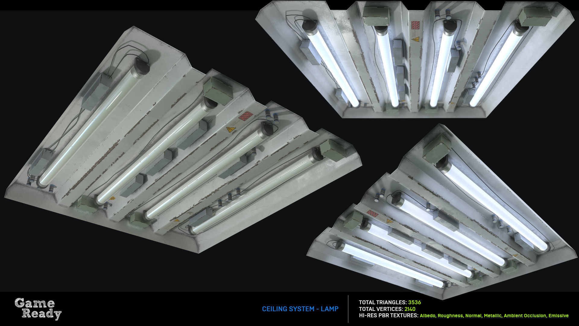 Morgue MegaPack Low-poly 3D model_7