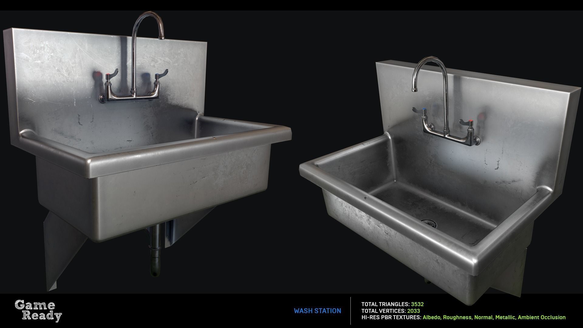 Morgue MegaPack Low-poly 3D model_27