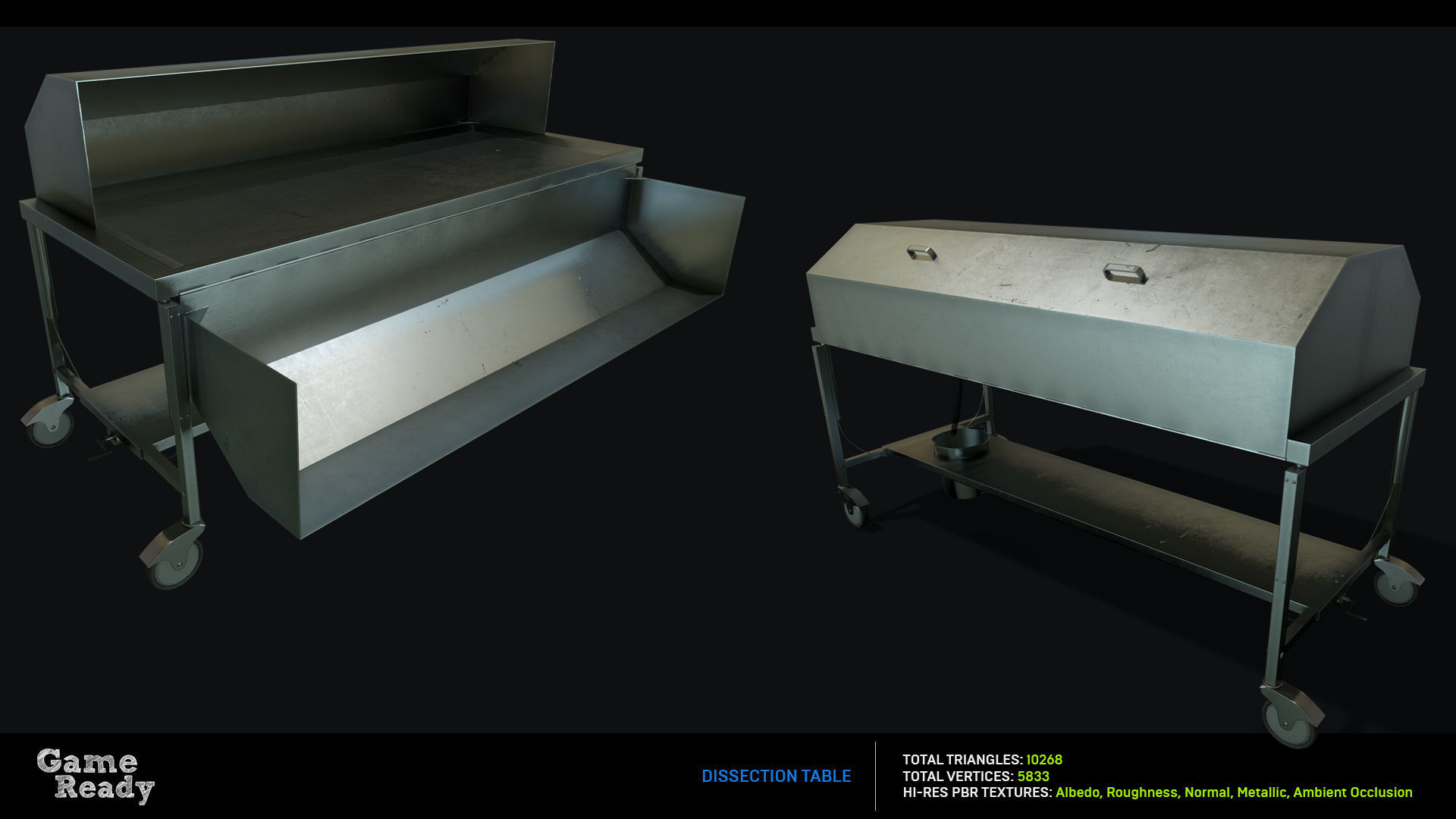 Morgue MegaPack Low-poly 3D model_15
