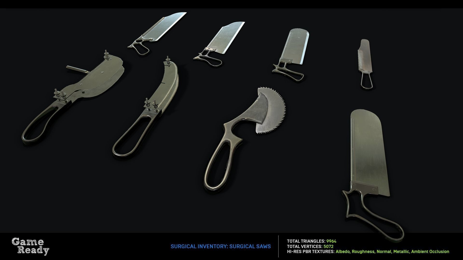Morgue MegaPack Low-poly 3D model_23