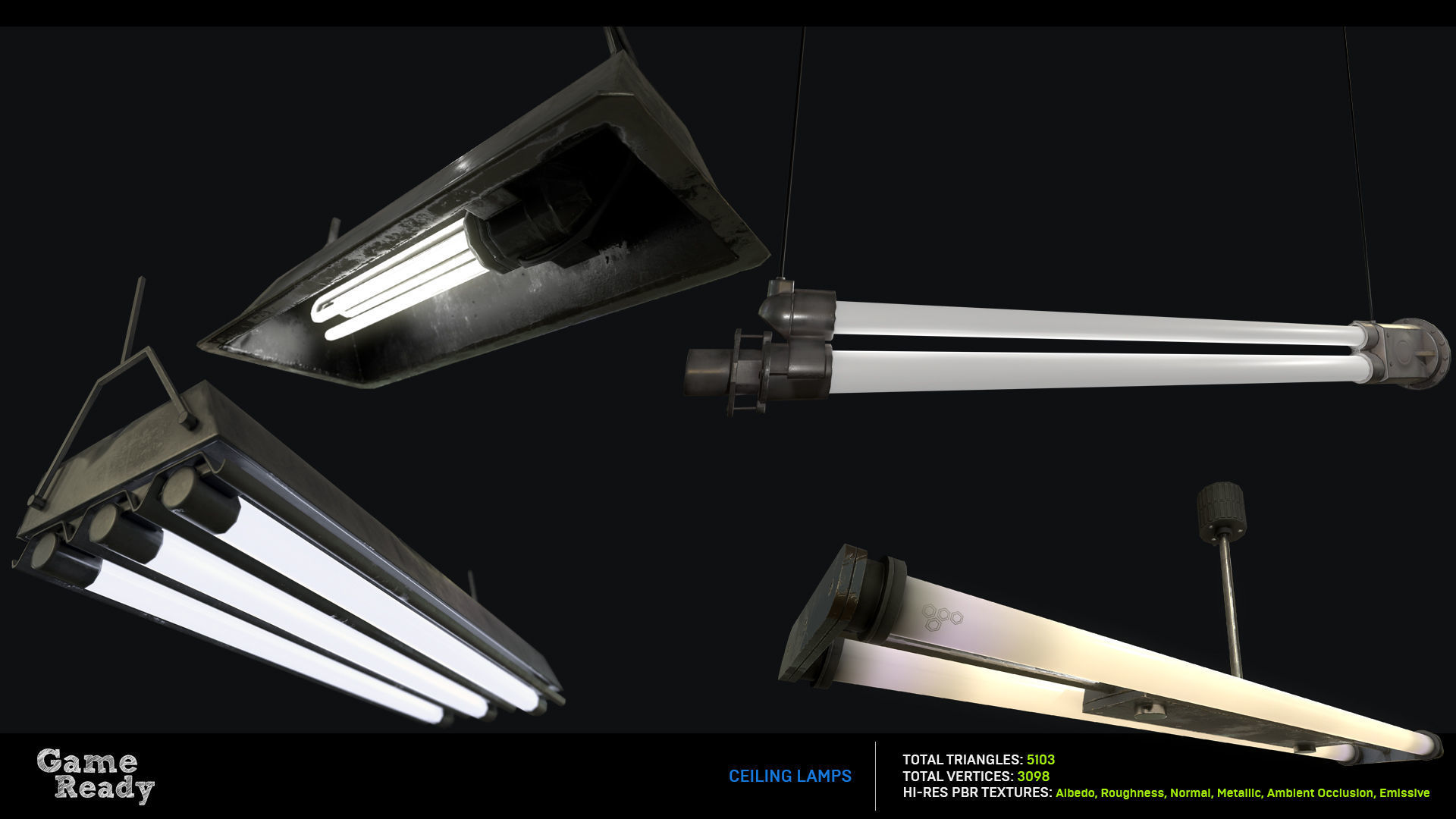 Morgue MegaPack Low-poly 3D model_11