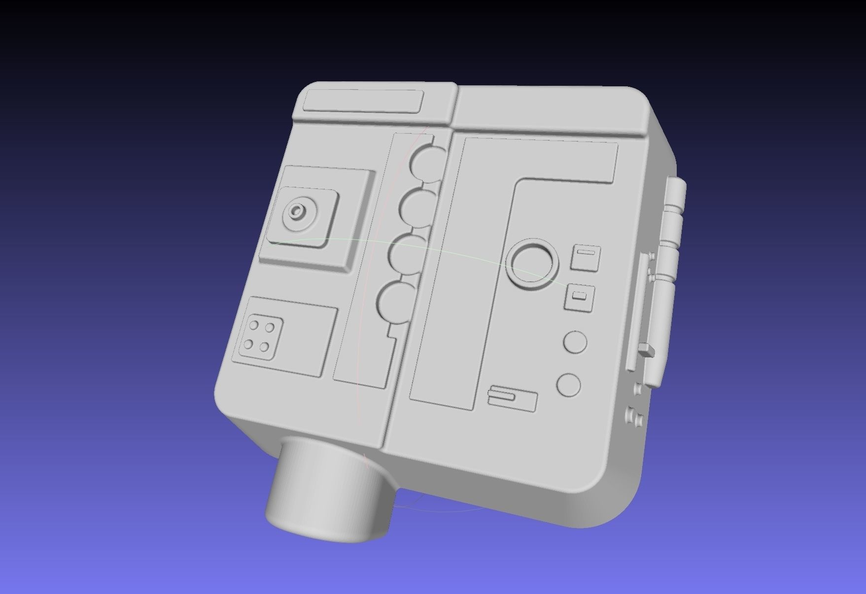 ALIEN Spacesuit Frontbox Printable Model 3D print model_21