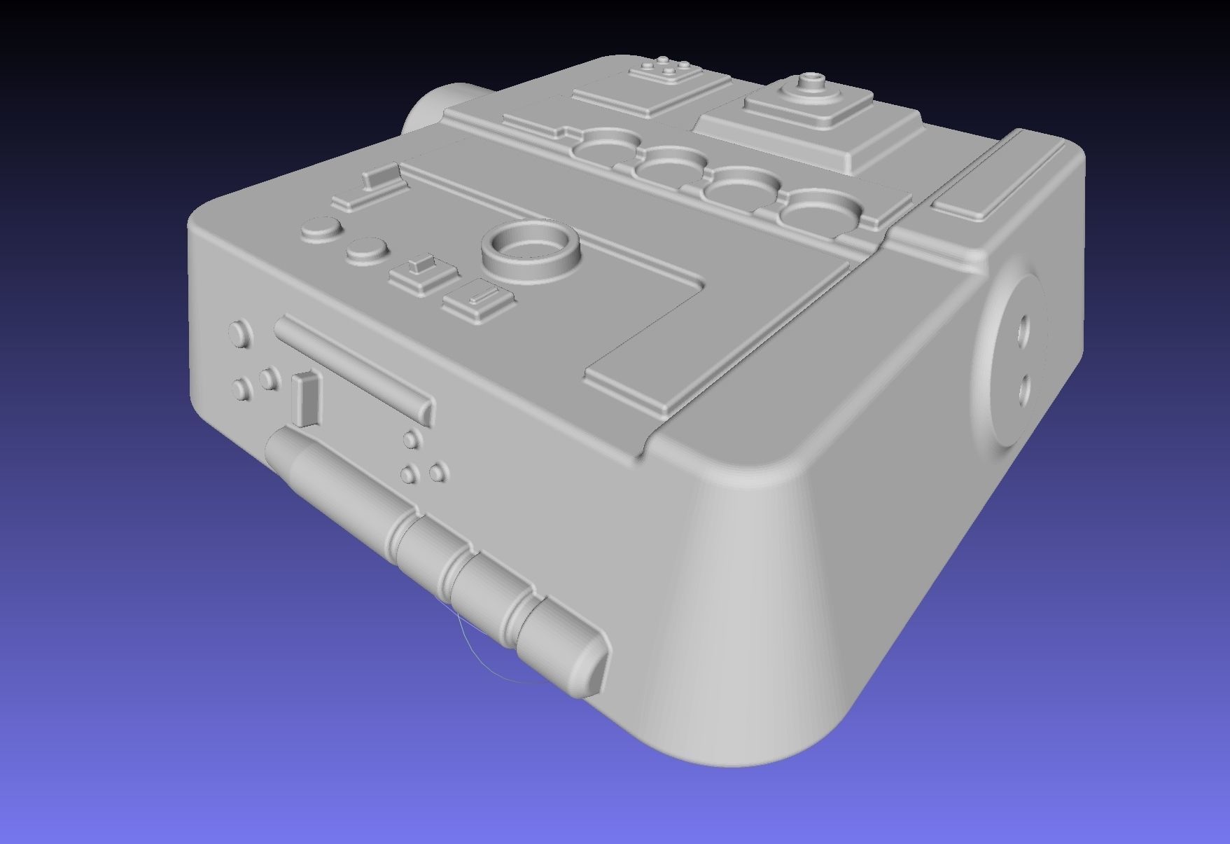 ALIEN Spacesuit Frontbox Printable Model 3D print model_1