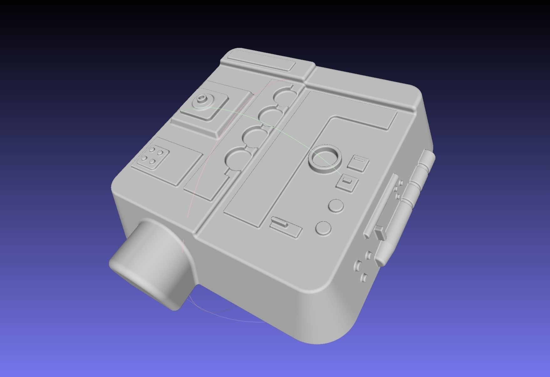 ALIEN Spacesuit Frontbox Printable Model 3D print model_18