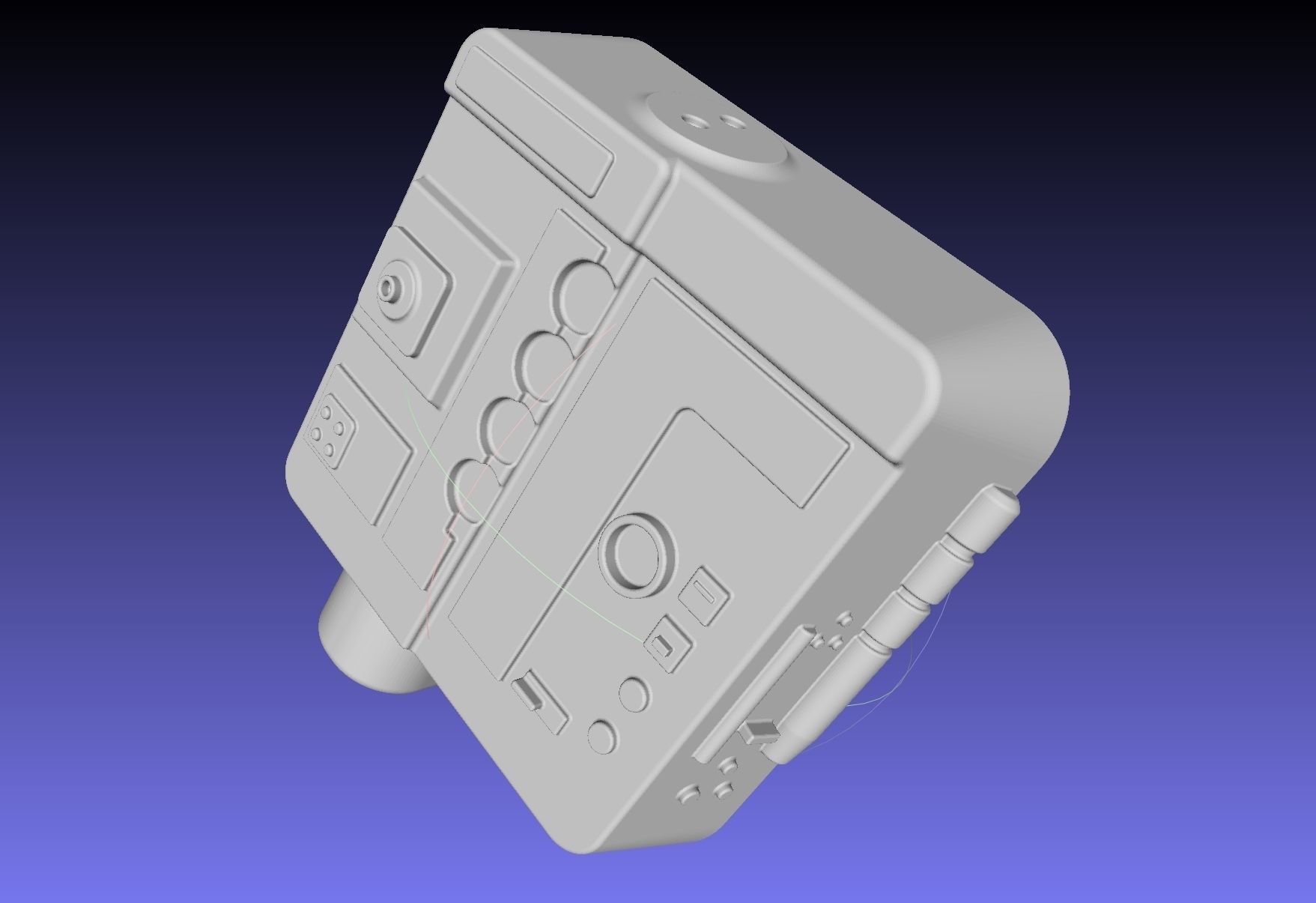 ALIEN Spacesuit Frontbox Printable Model 3D print model_3