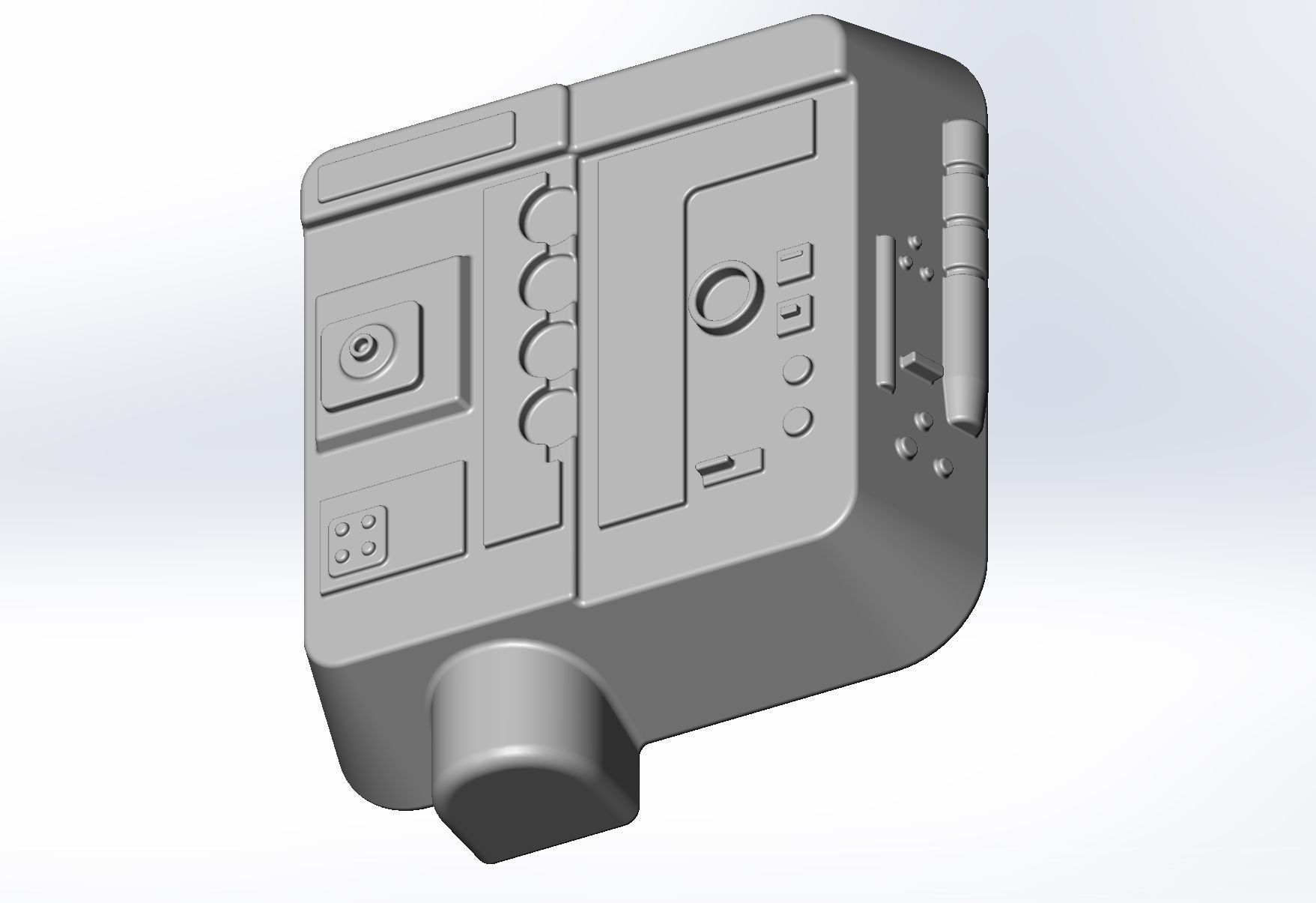 ALIEN Spacesuit Frontbox Printable Model 3D print model_15