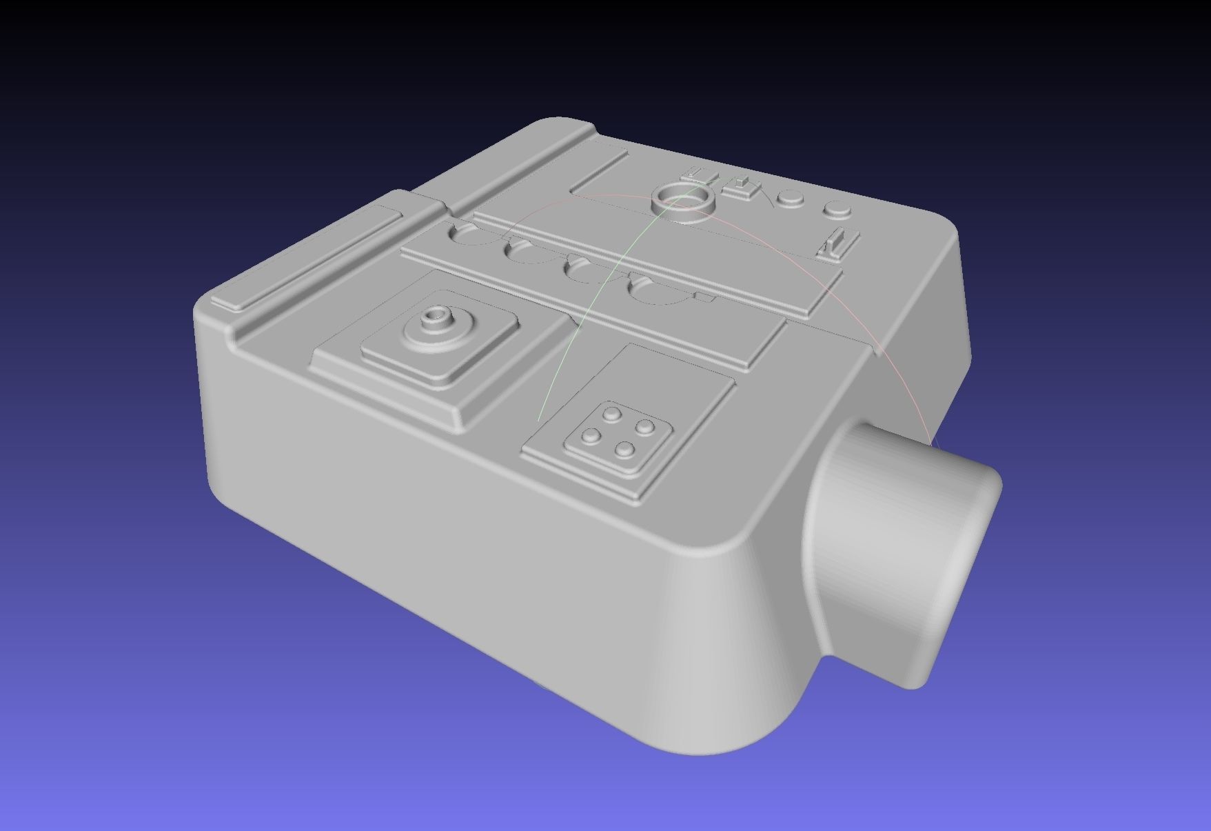 ALIEN Spacesuit Frontbox Printable Model 3D print model_9