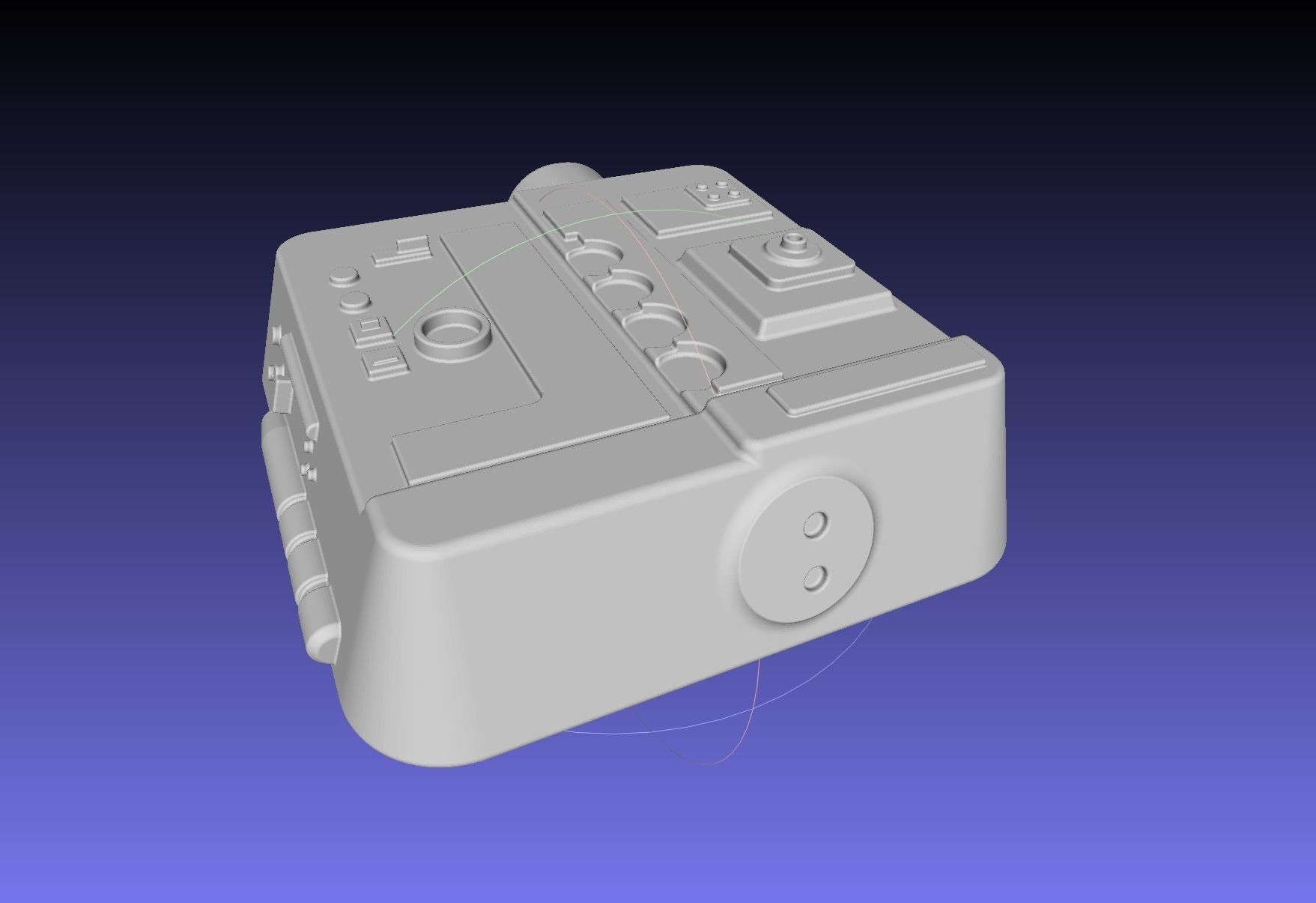 ALIEN Spacesuit Frontbox Printable Model 3D print model_13