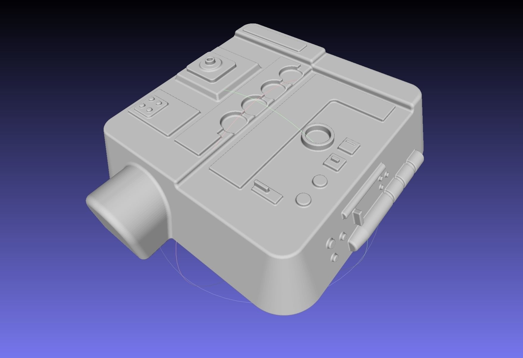 ALIEN Spacesuit Frontbox Printable Model 3D print model_16