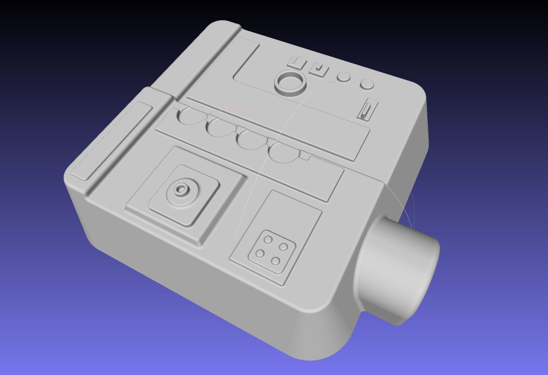 ALIEN Spacesuit Frontbox Printable Model 3D print model_11