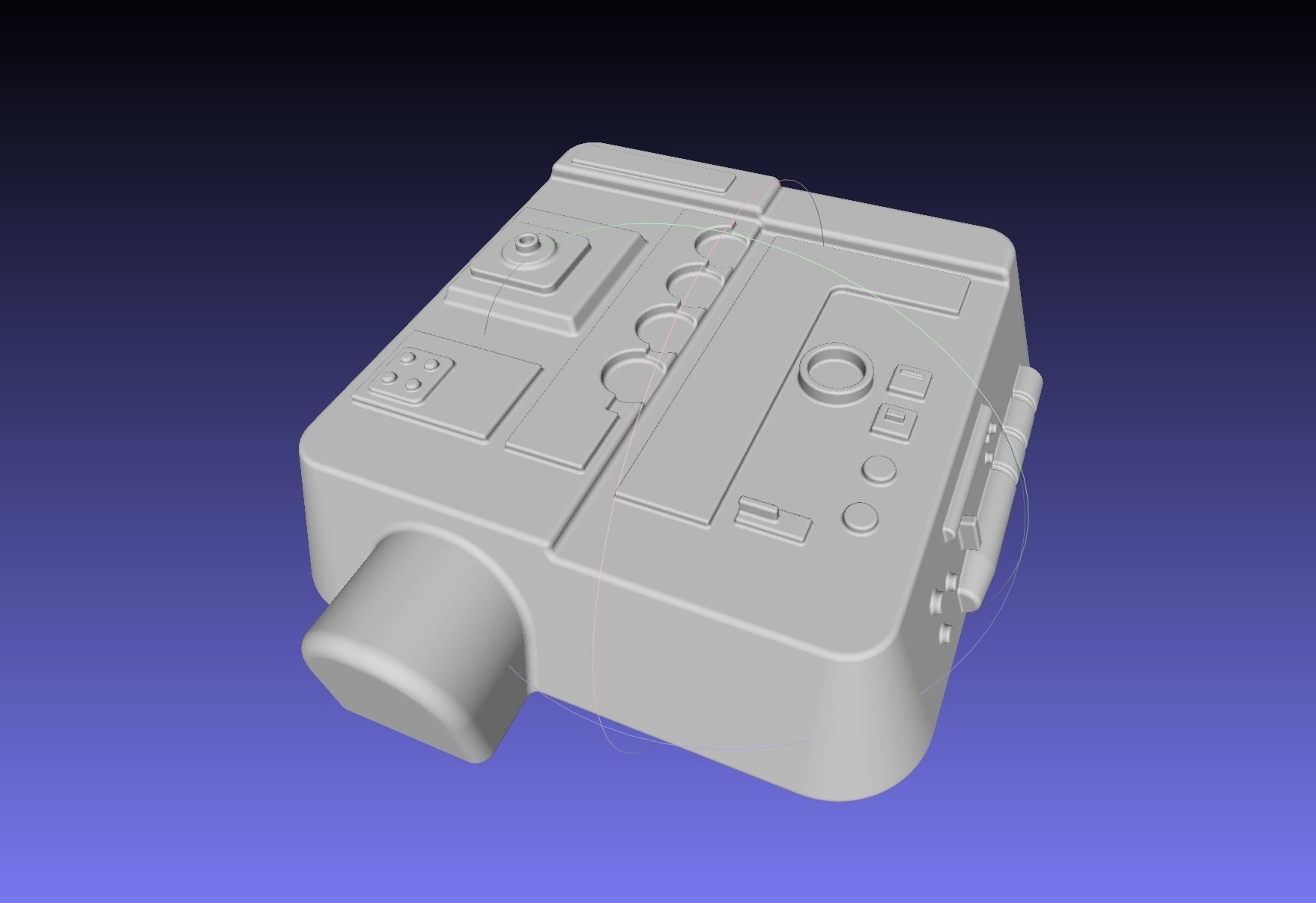 ALIEN Spacesuit Frontbox Printable Model 3D print model_5