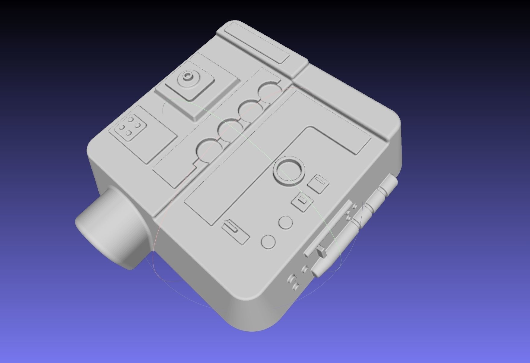 ALIEN Spacesuit Frontbox Printable Model 3D print model_26