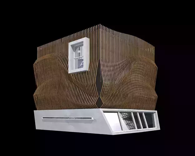 Public Building 3D model