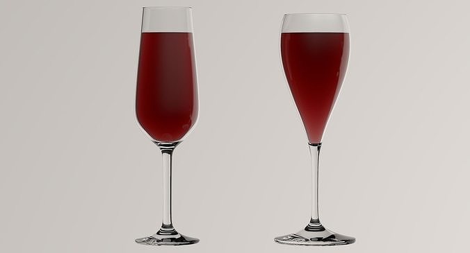 Wine Glasses 3D model 4